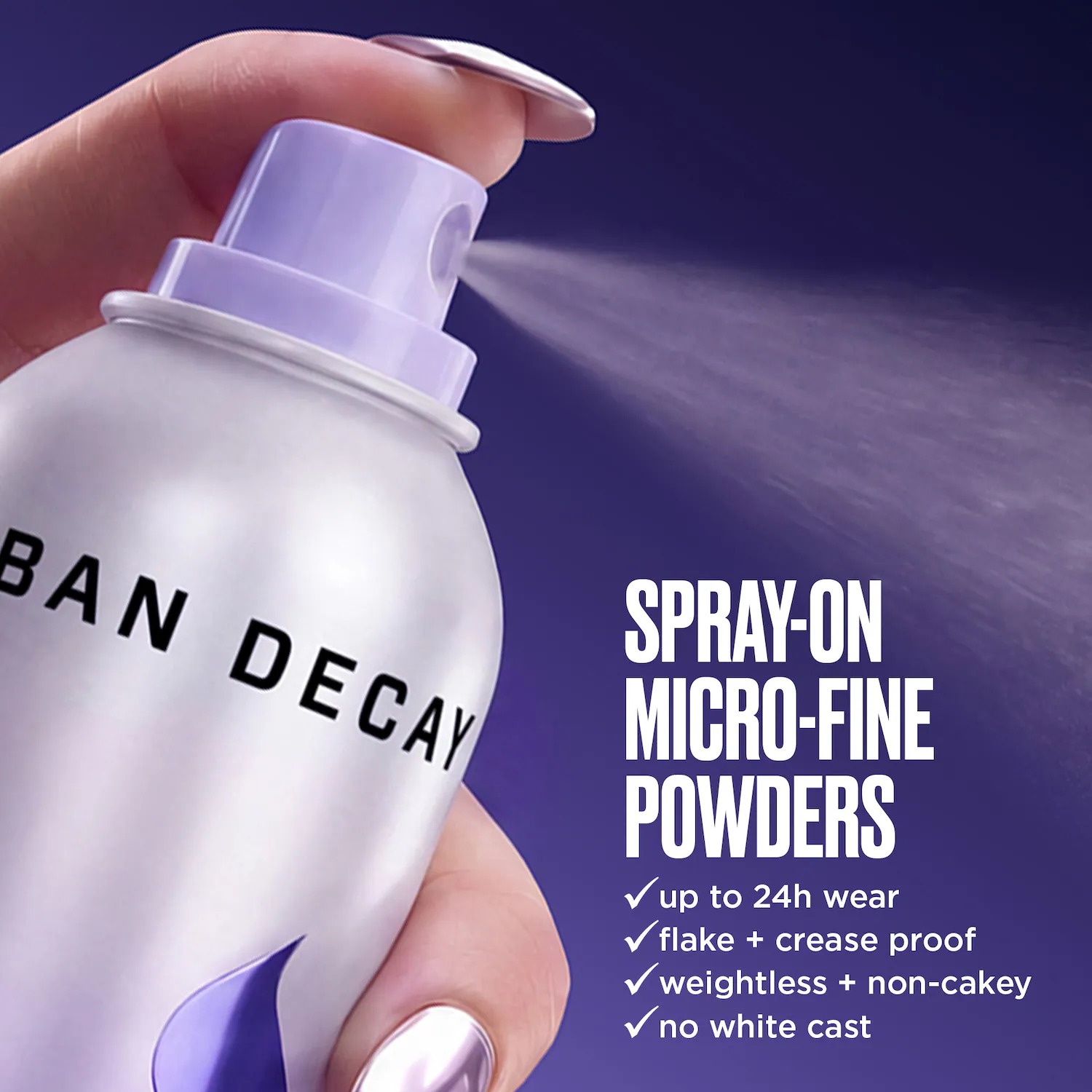 How To Use The Urban Decay All Nighter Ghosting Setting Powder Spray