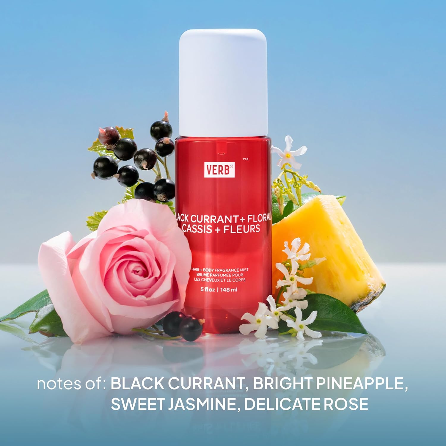VERB Black Currant & Floral Hair and Body Fragrance Mist