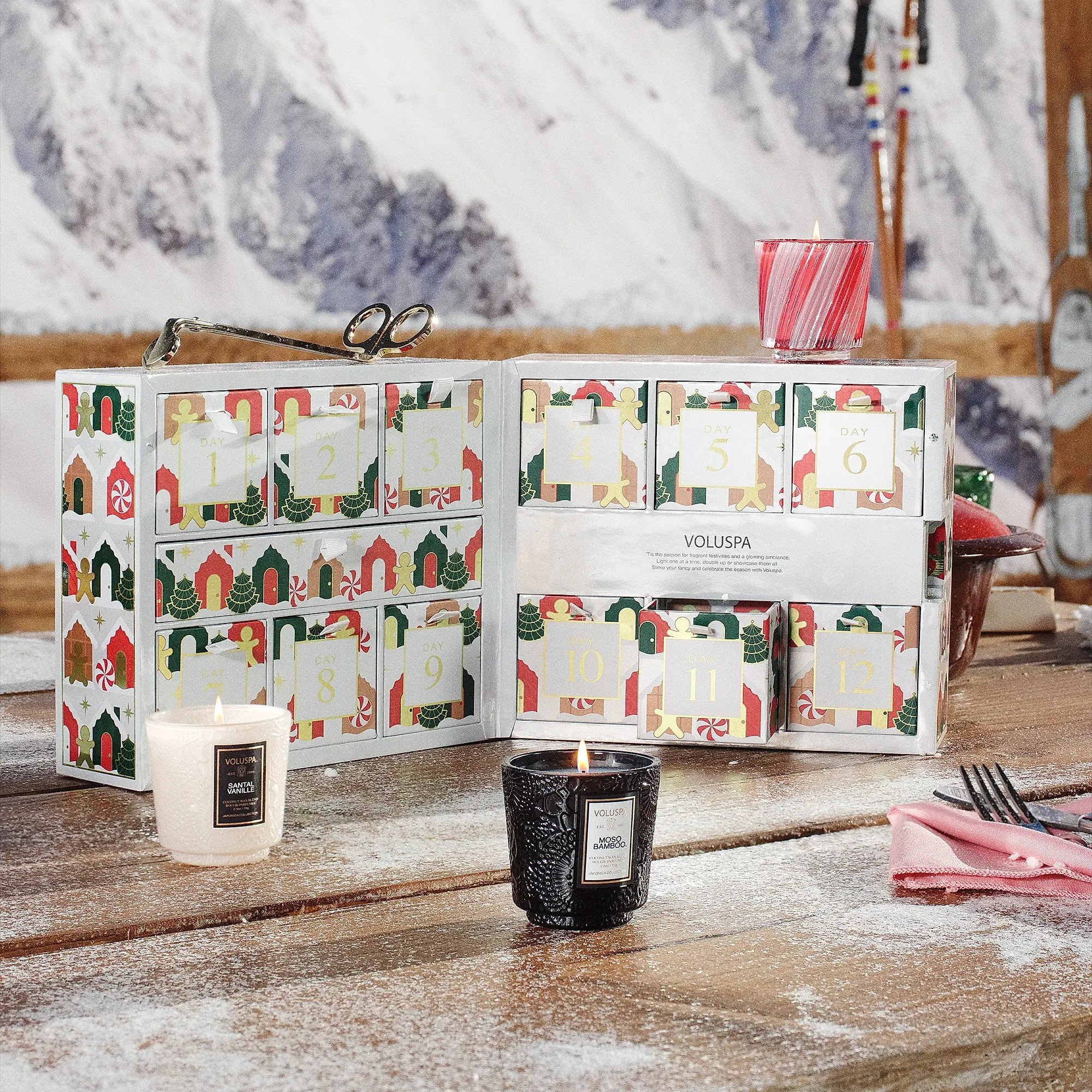 Voluspa 12 Day Pedestal Candle Advent Calendar 2026 Spoilers