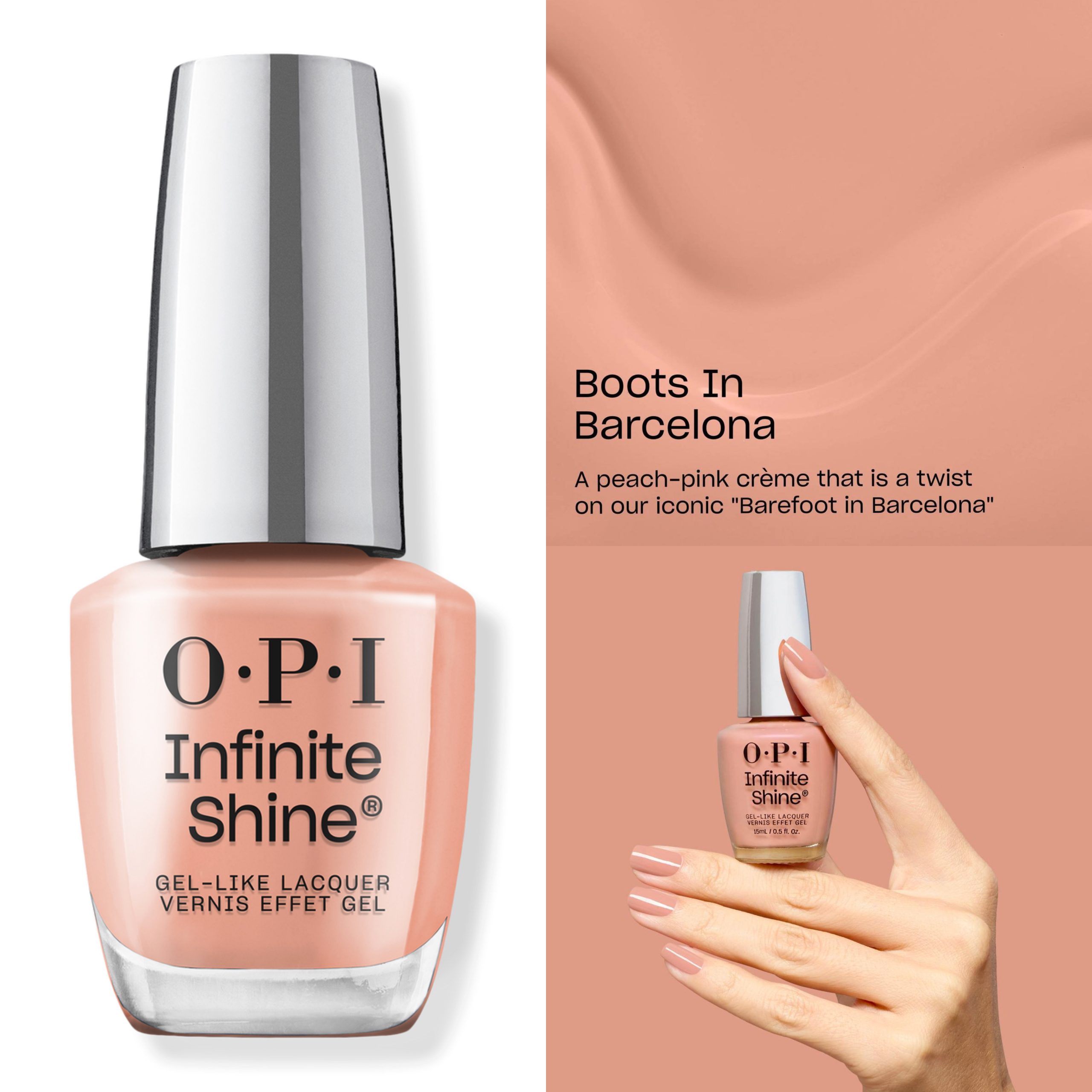 OPI Boots In Barcelona Infinite Shine Nail Polish