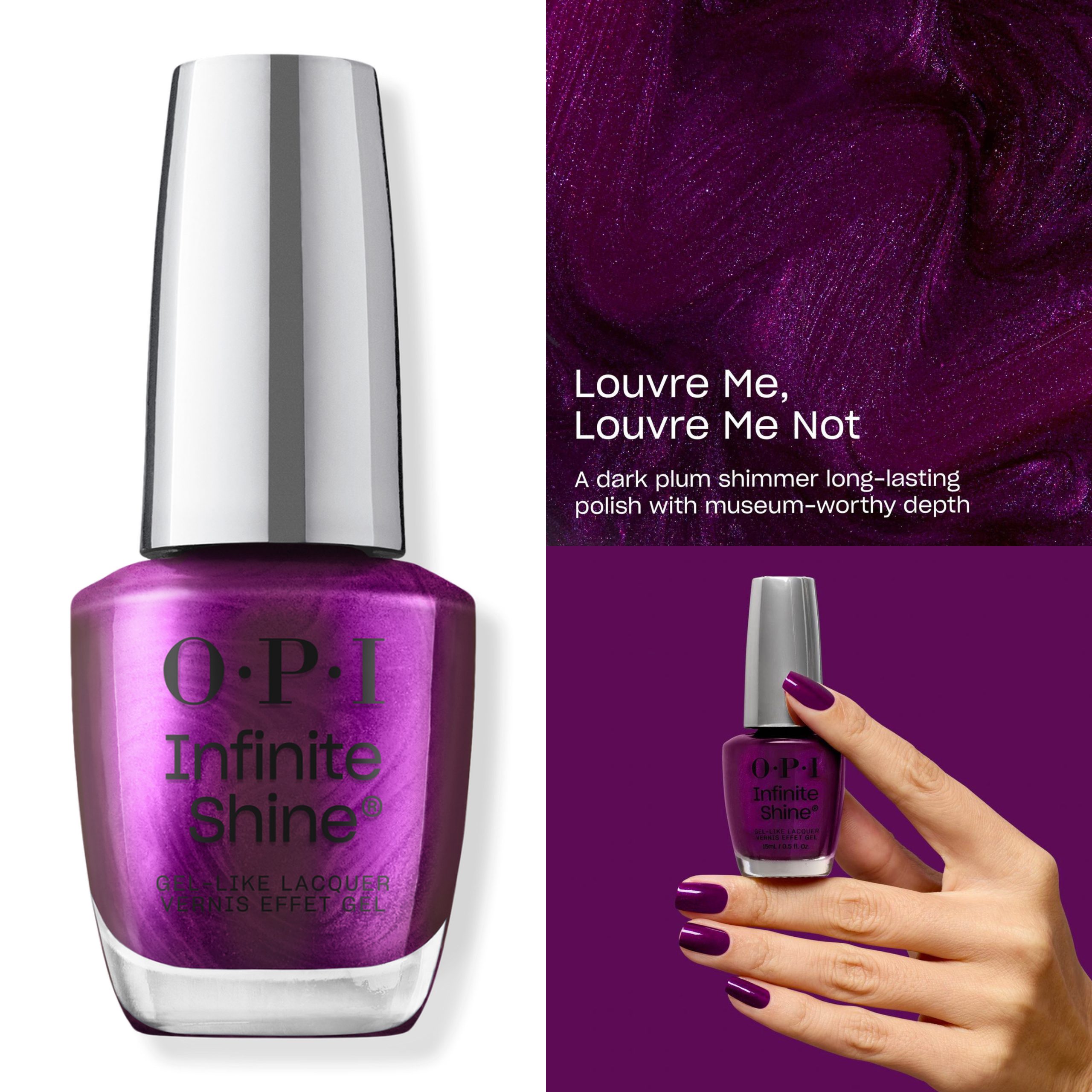 OPI Louvre Me, Louvre Me Not Infinite Shine Nail Polish