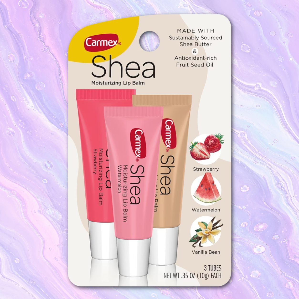 Carmex Shea Moisturizing Lip Balms