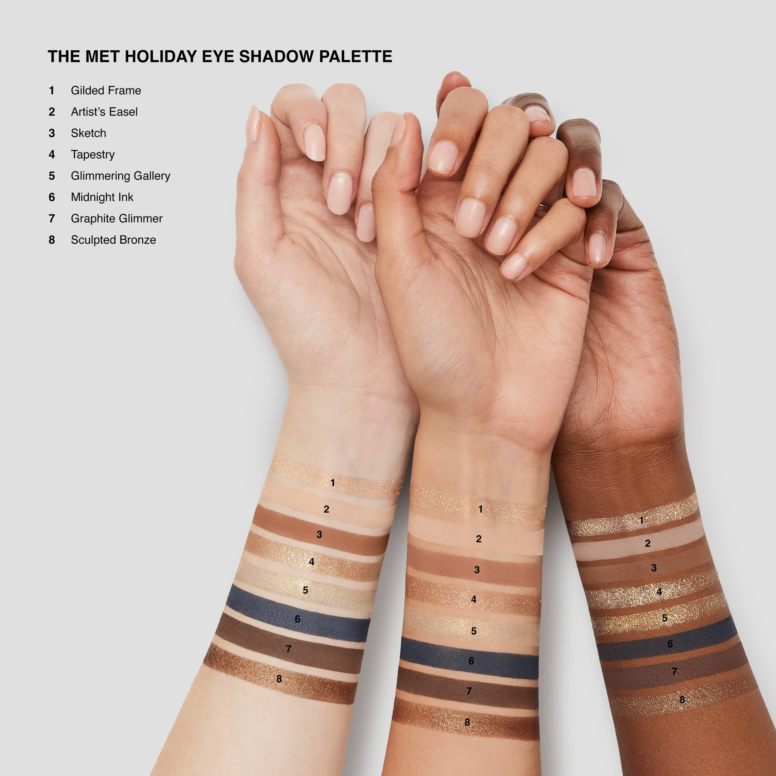 Bobbi Brown x The Met Holiday 8-Well Eyeshadow Palette