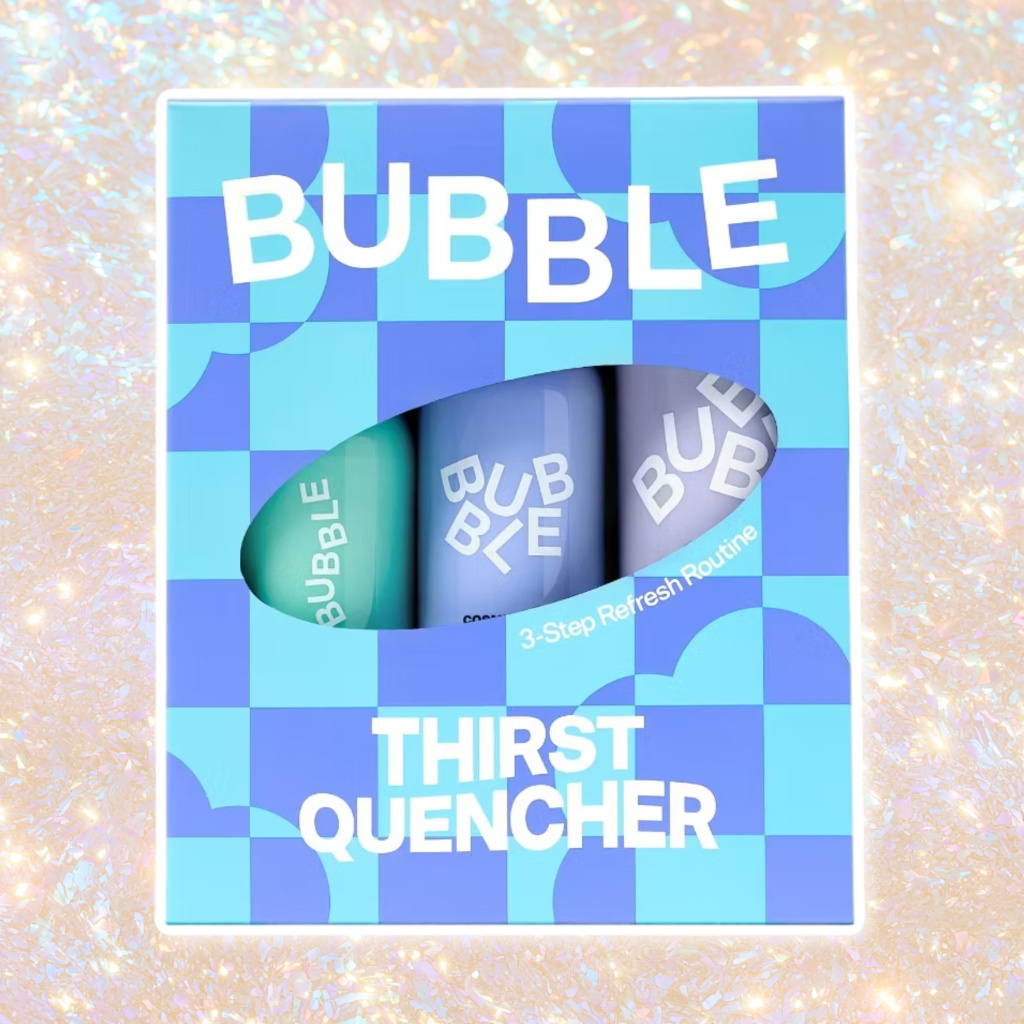 Bubble Thirst Quencher 3 Step Refresh Routine