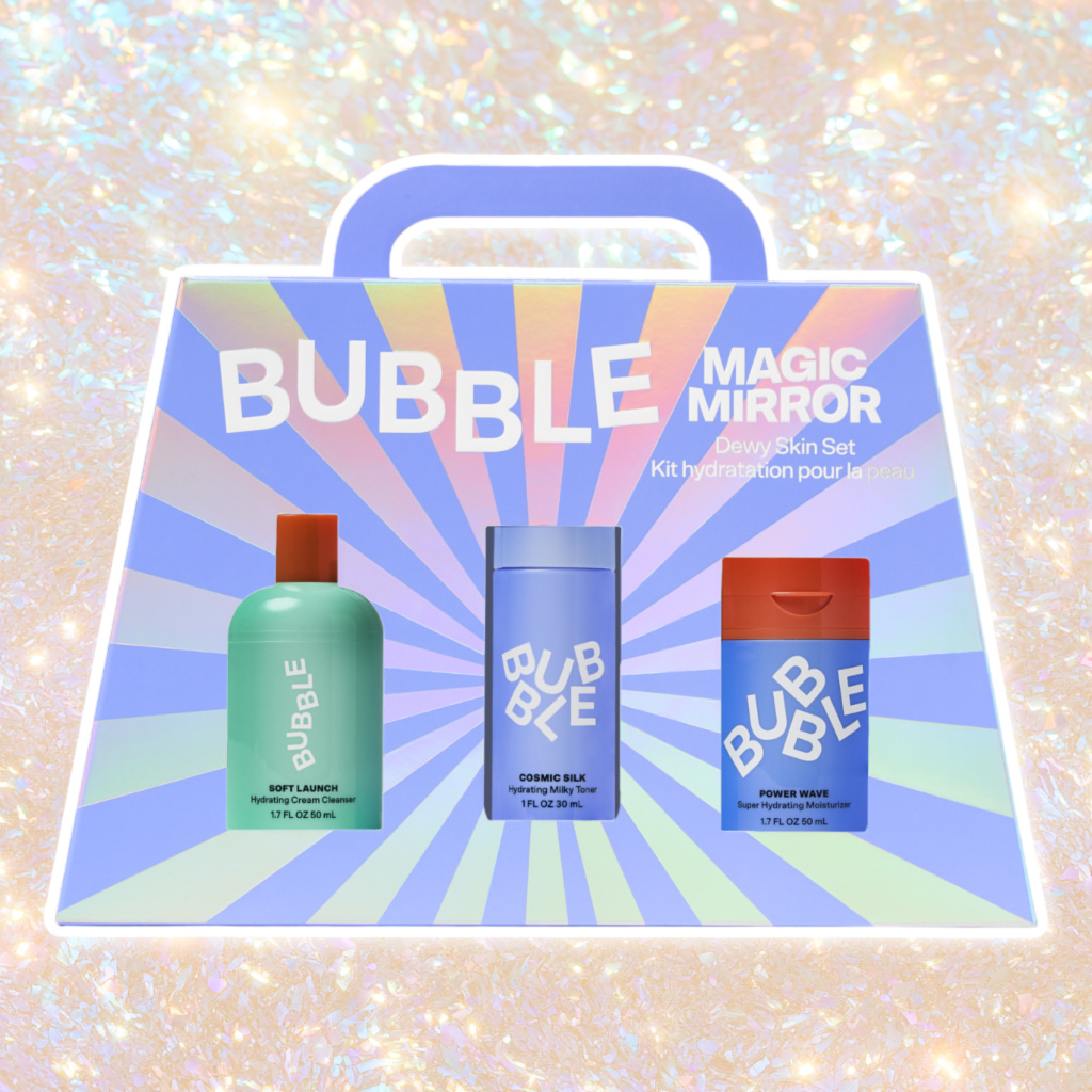Bubble Magic Mirror Dewy Skin Set