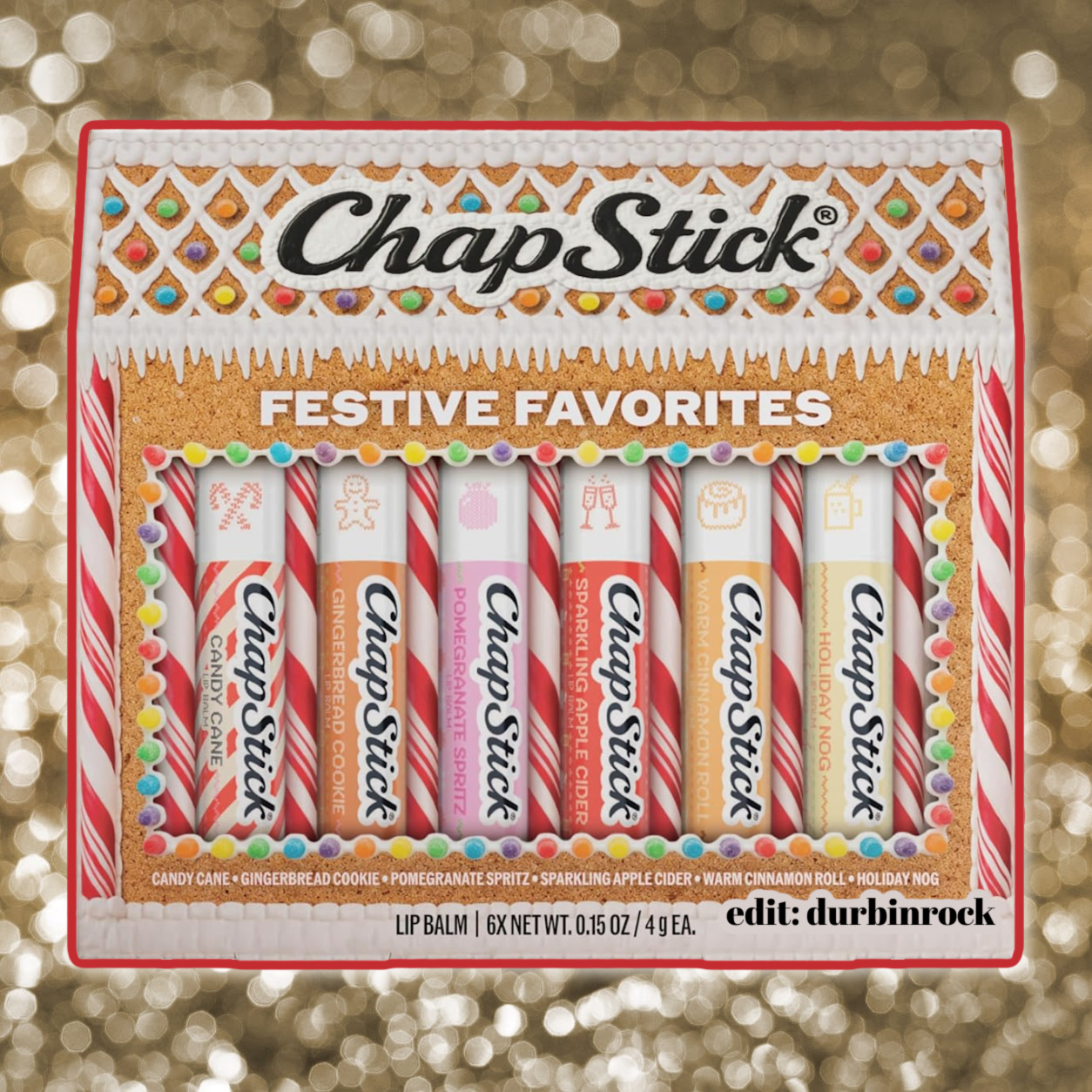 ChapStick Festive Favorites Holiday Lip Balm Set
