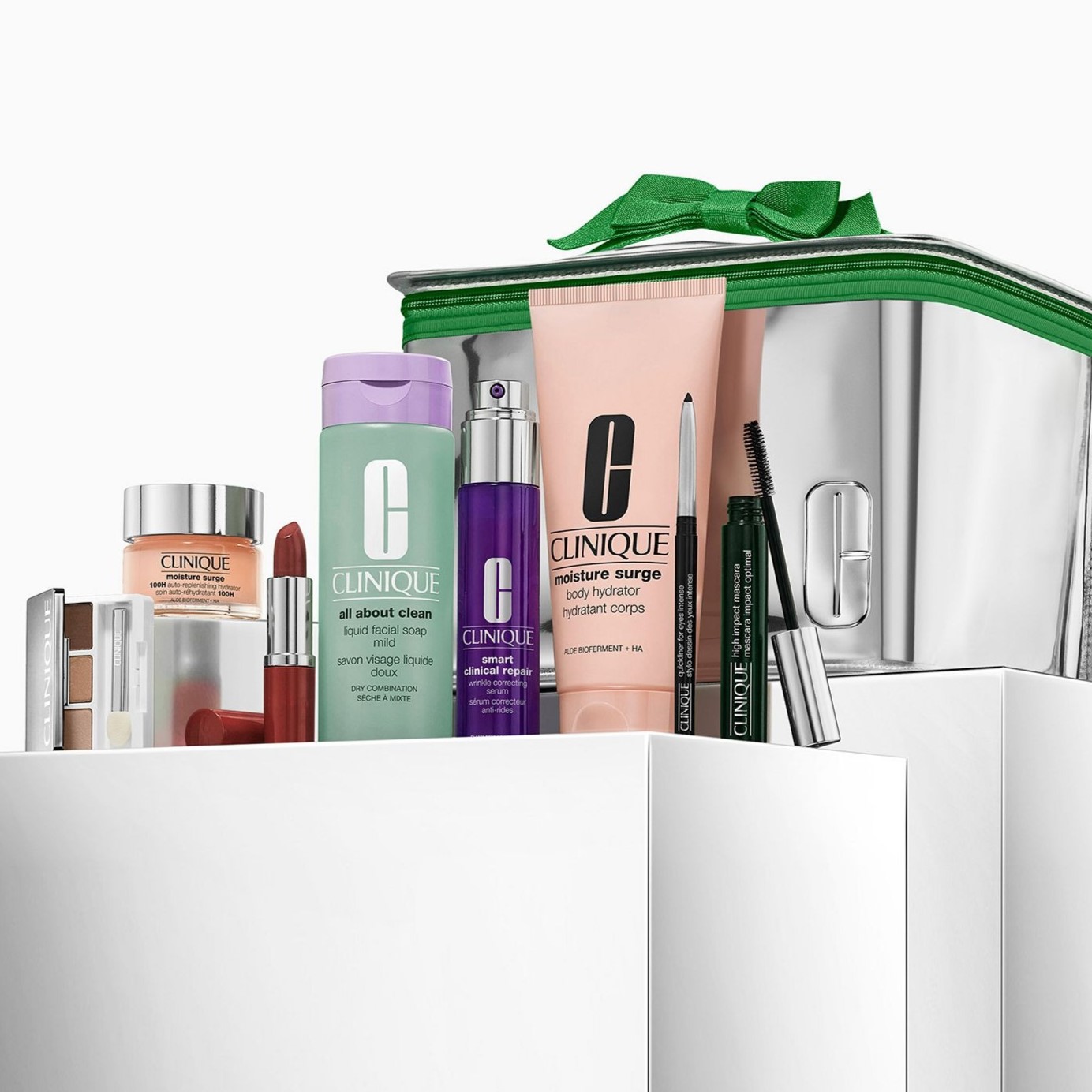 Clinique 9-Piece Get Ready Makeup & Skincare Gift Set