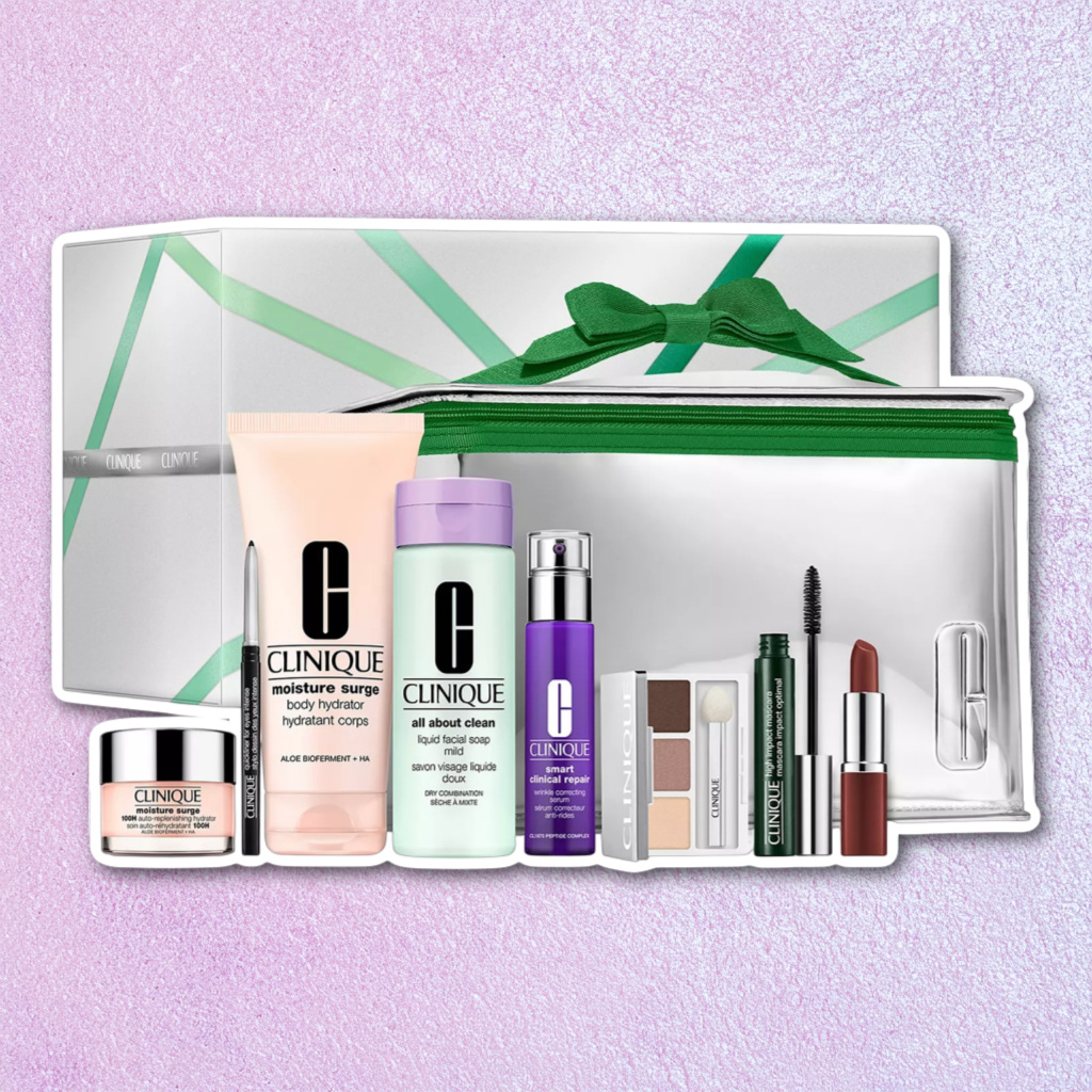 Clinique 9-Piece Get Ready Makeup & Skincare Gift Set