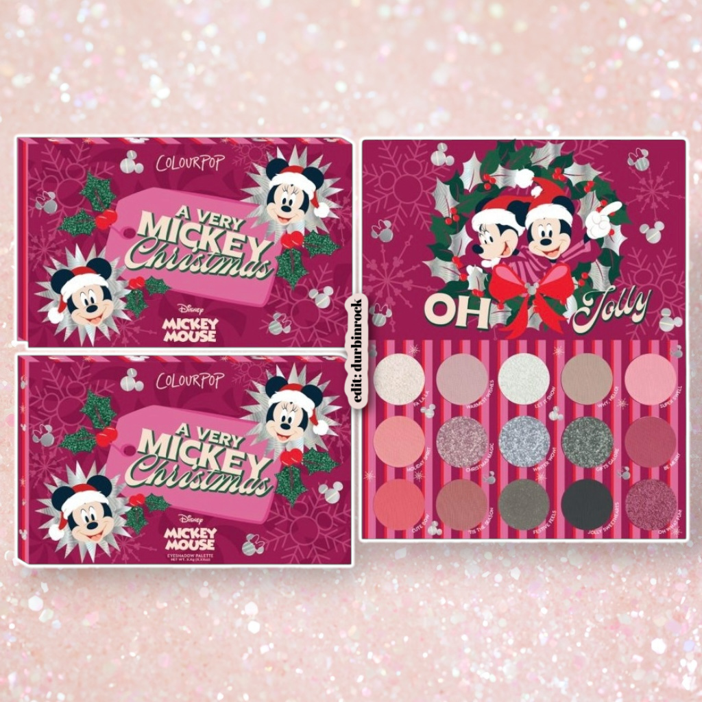 ColourPop x Disney A Very Mickey Christmas Eyeshadow Palette
