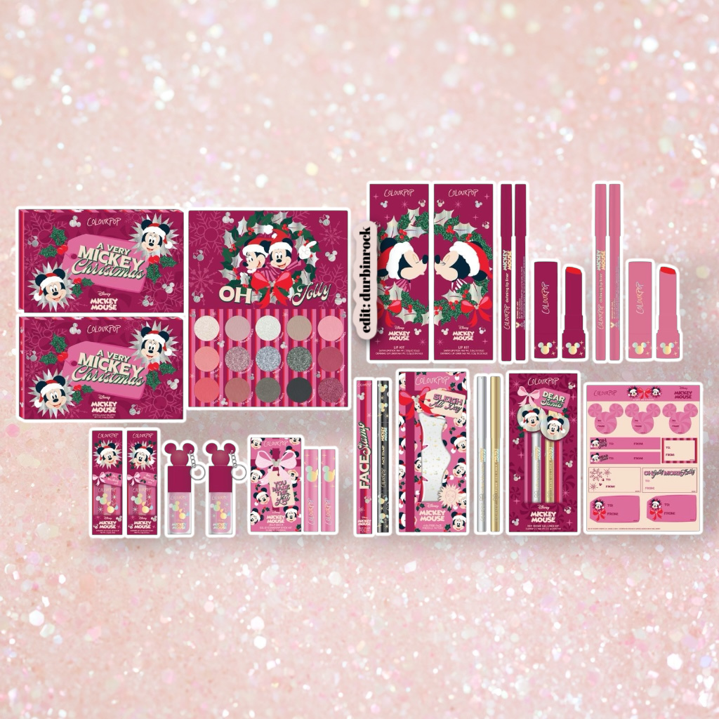 ColourPop x Disney A Very Mickey Mouse Christmas Collaboration
