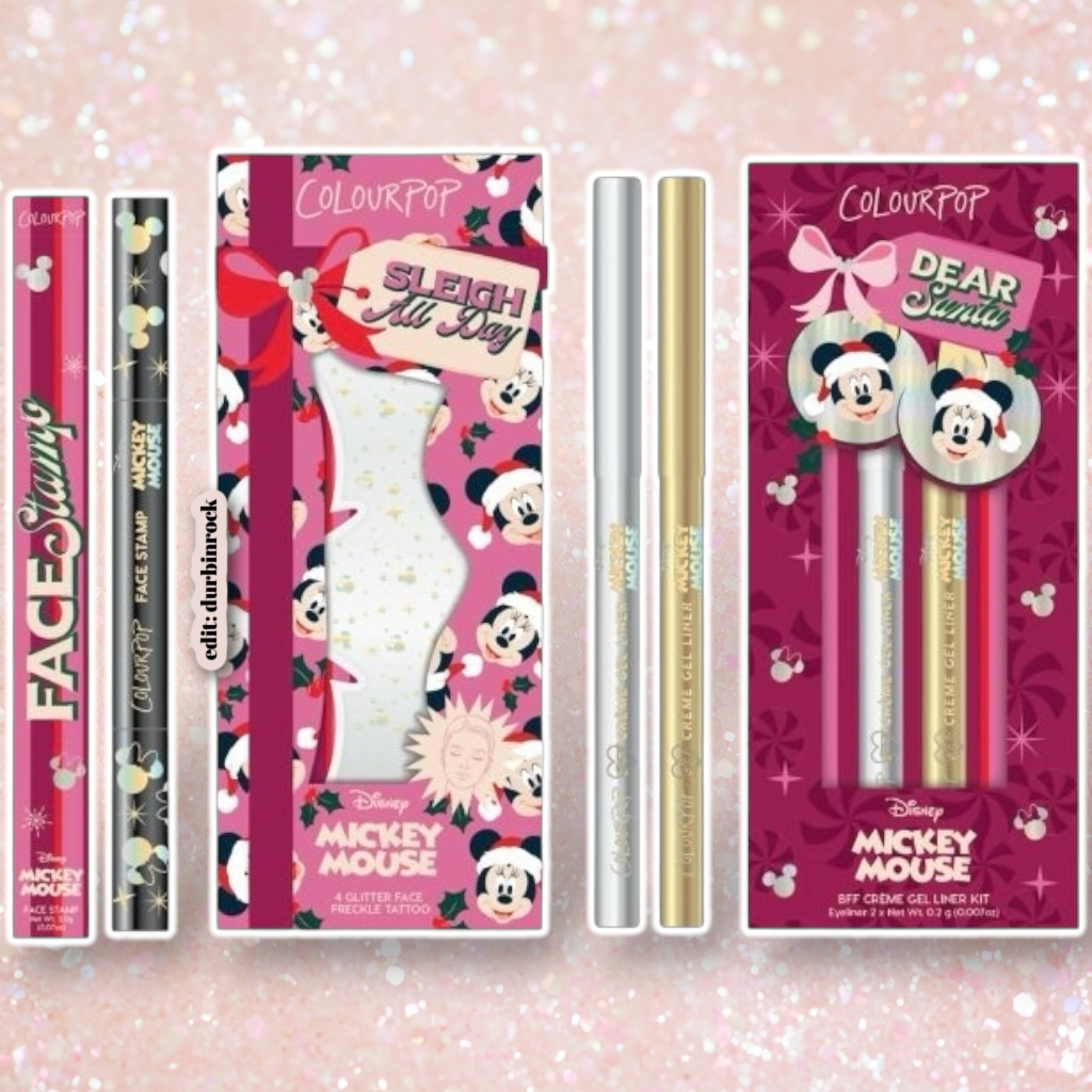 ColourPop x Disney Dear Santa BFF Creme Gel Liner Kit