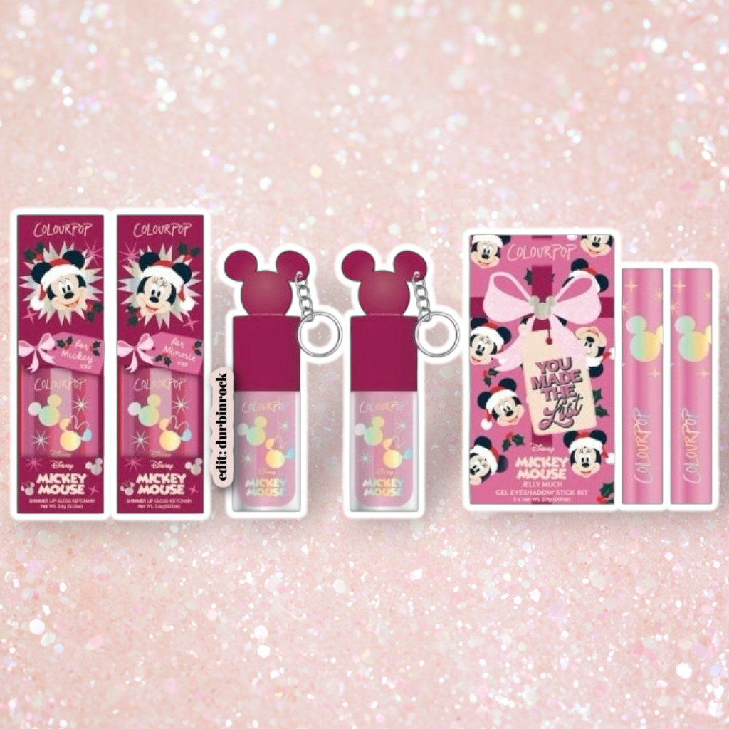 ColourPop x Disney For Mickey Shimmer Lip Gloss Key Chain