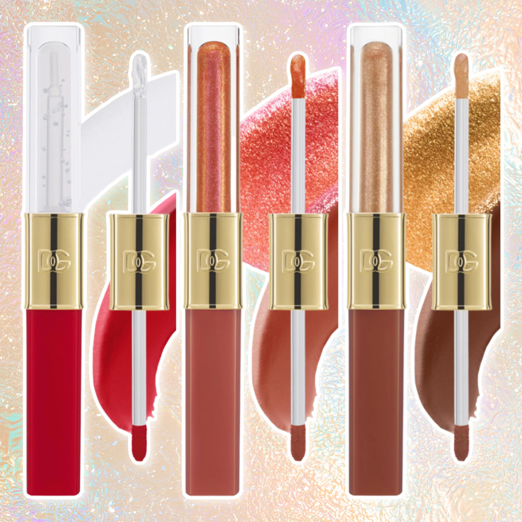 Dolce&Gabbana Make It Double! Dual-Ended Longwear Blurred Matte Lip Tint & Gloss