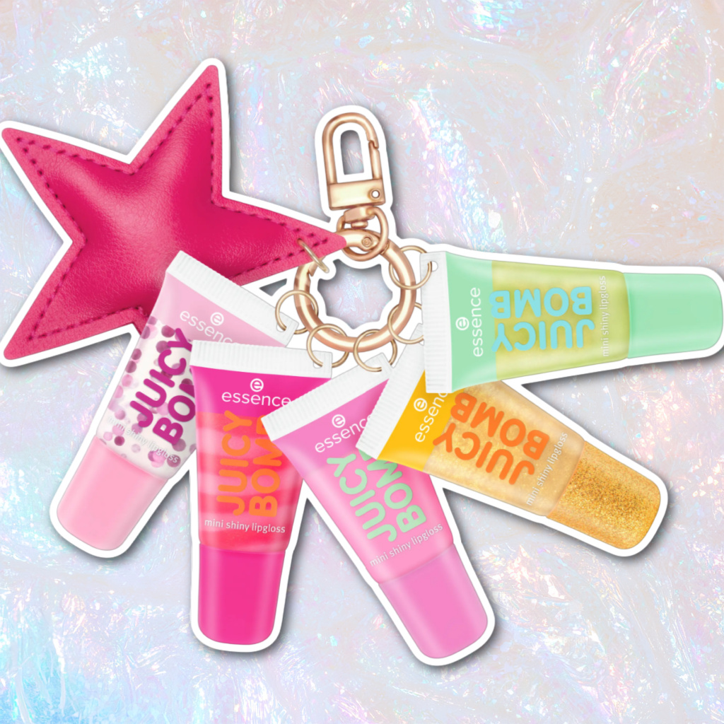 Essence Juicy Bomb Holiday Happiness Mini Shiny Lipgloss Set