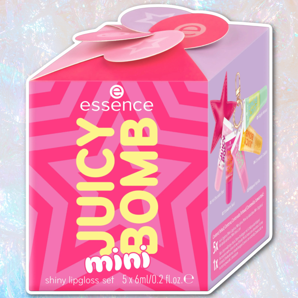 Essence Juicy Bomb Holiday Happiness Mini Shiny Lipgloss Set