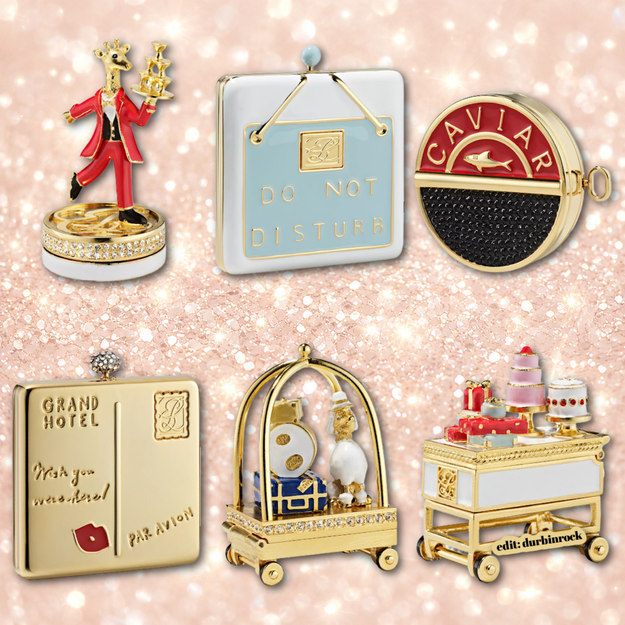 Estee Lauder Holiday Grand Hotel Solid Perfume & Mirror Compact Collection 2026