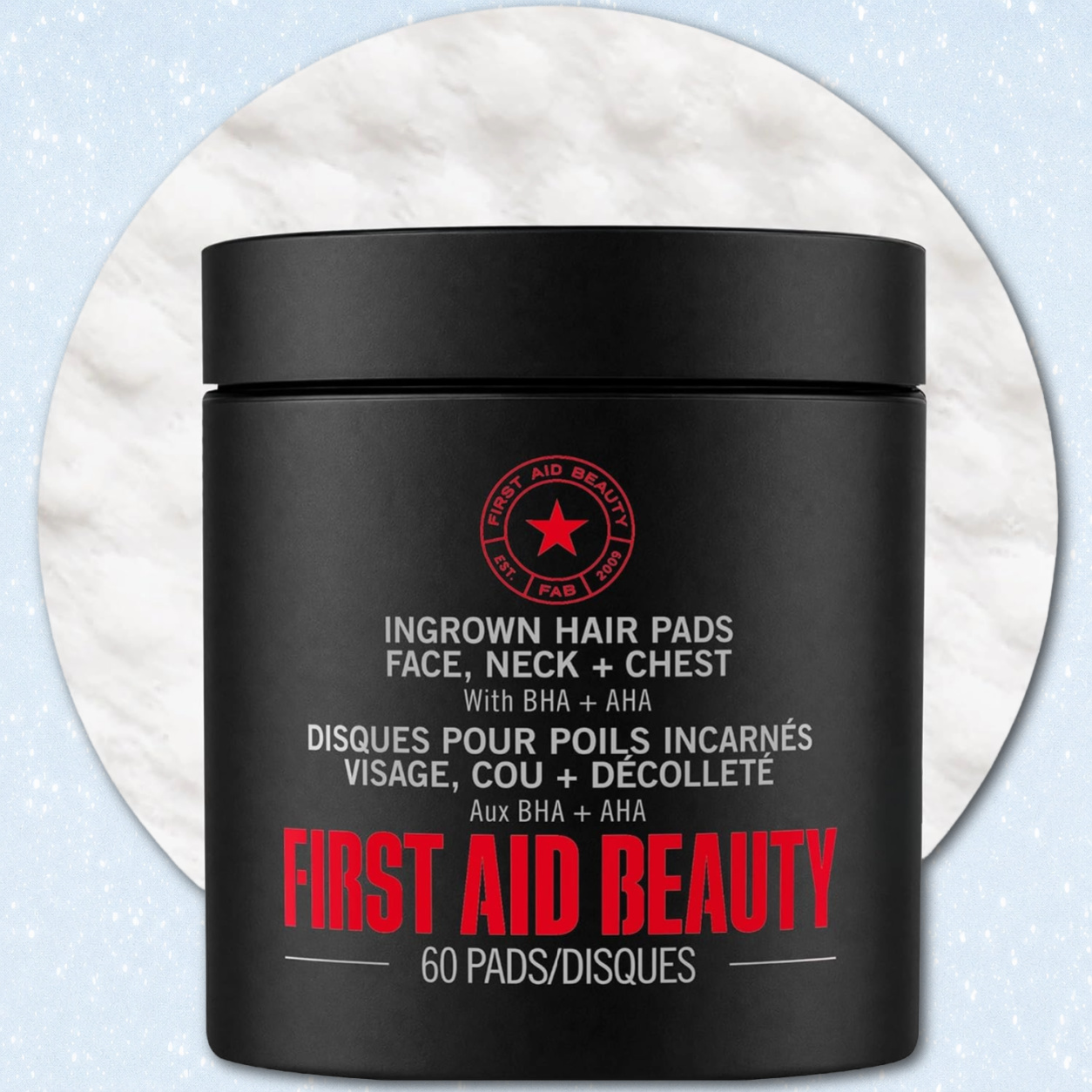 First Aid Beauty Men's Ingrown Hair Pads Face, Neck & Chest