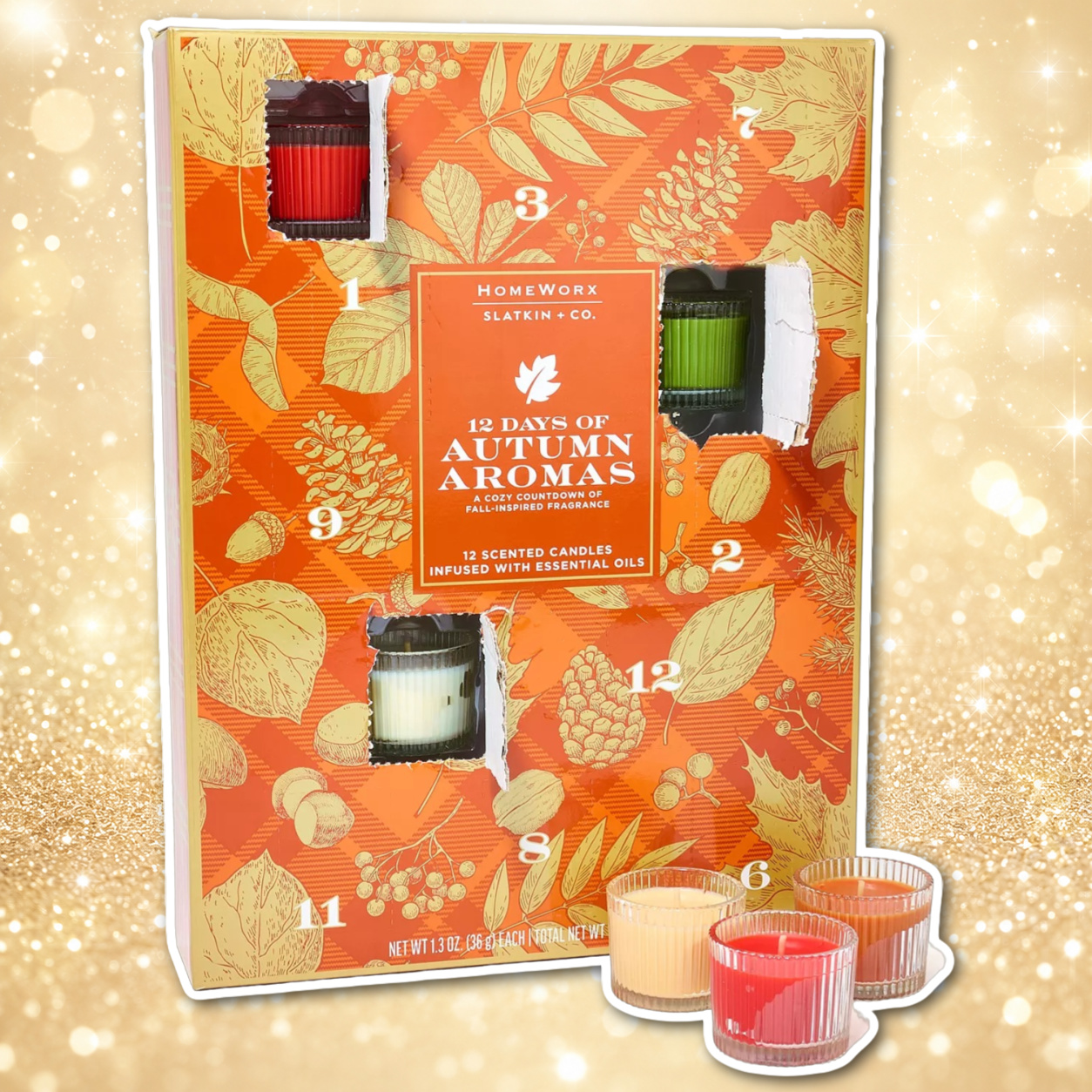 HomeWorx by Slatkin + Co 12 Days of Autumn Aroma Advents Calendar 2026 Spoilers!