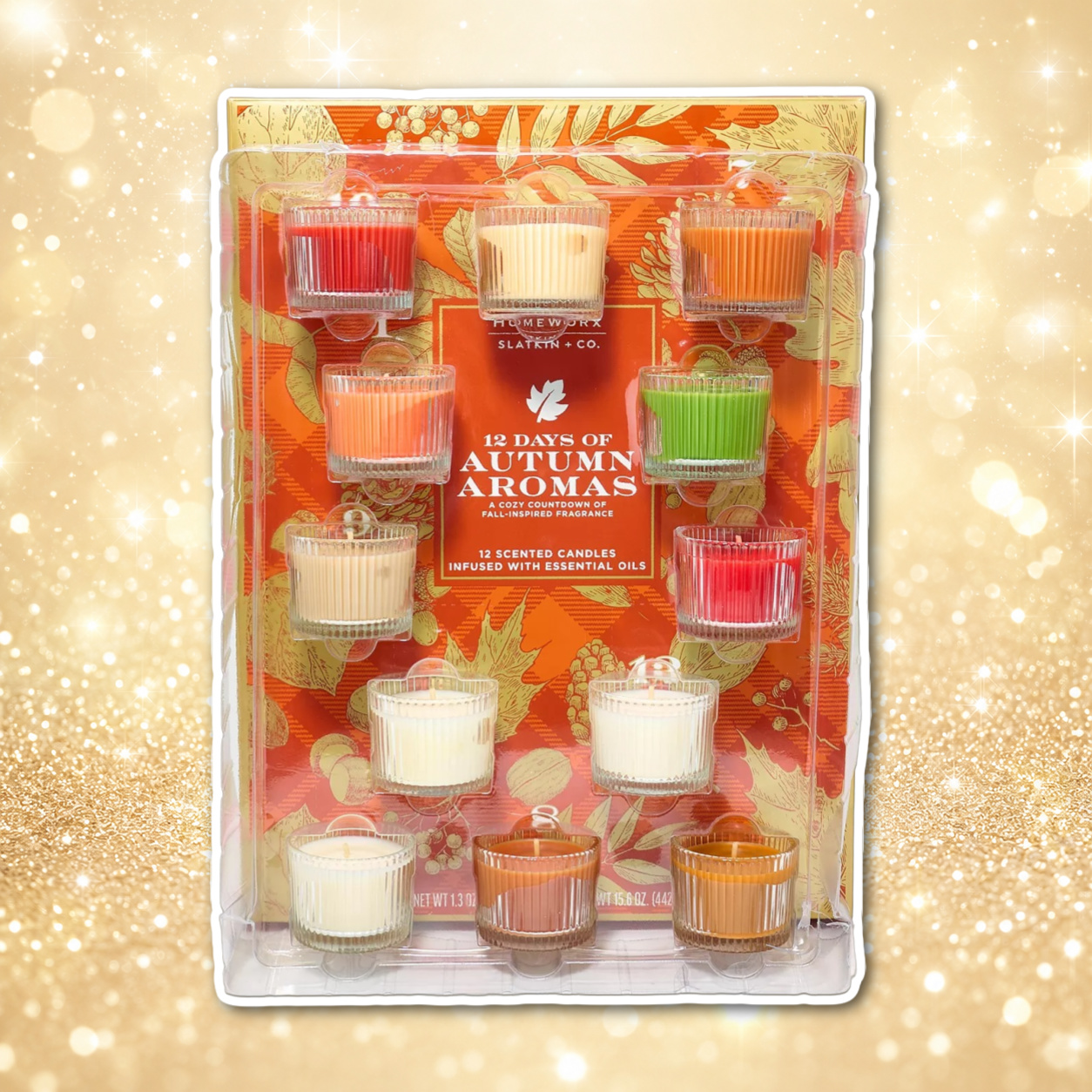 HomeWorx by Slatkin + Co 12 Days of Autumn Aroma Advents Calendar 2026