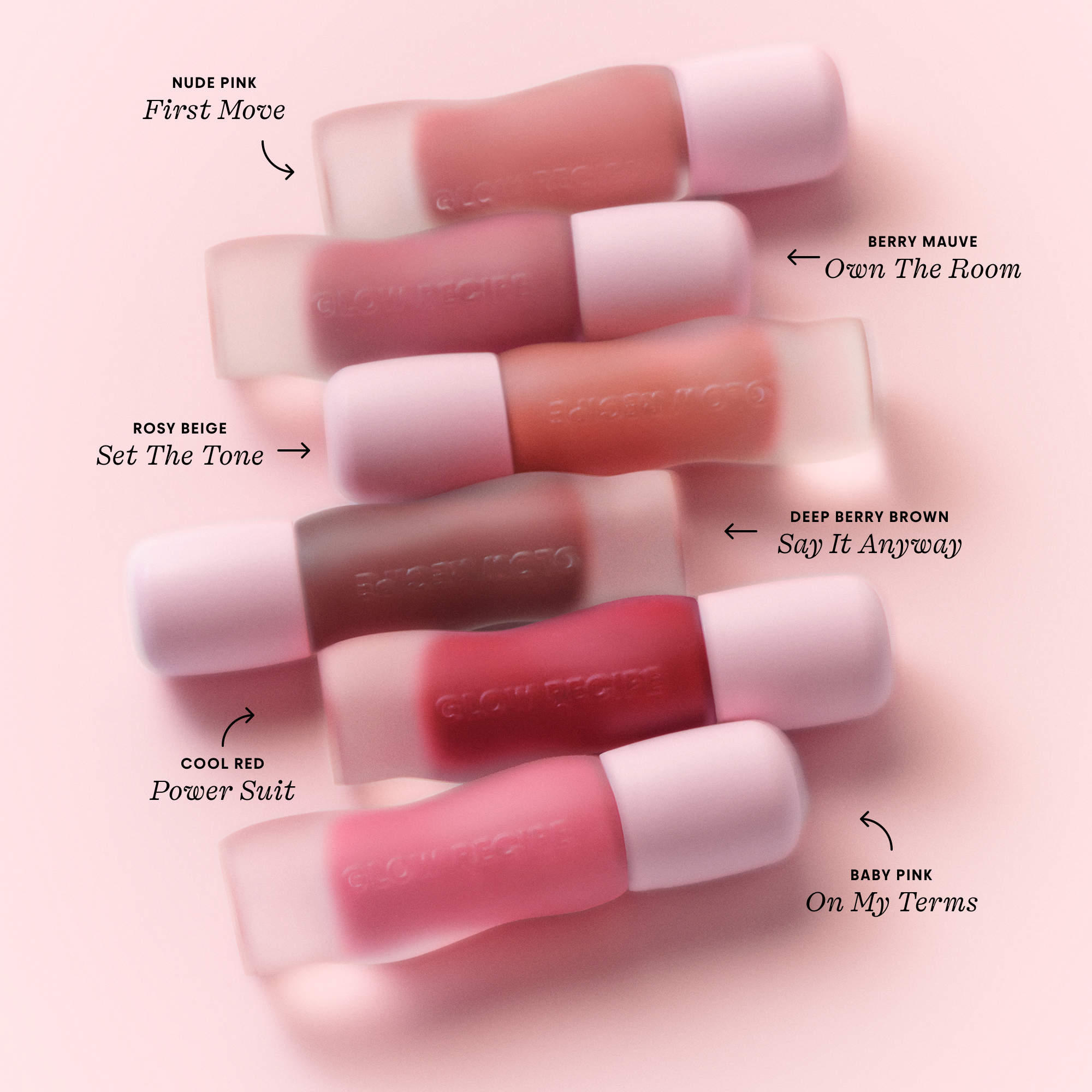 Glow Recipe PDRN Tinted Soft Matte Lip Blur Balms