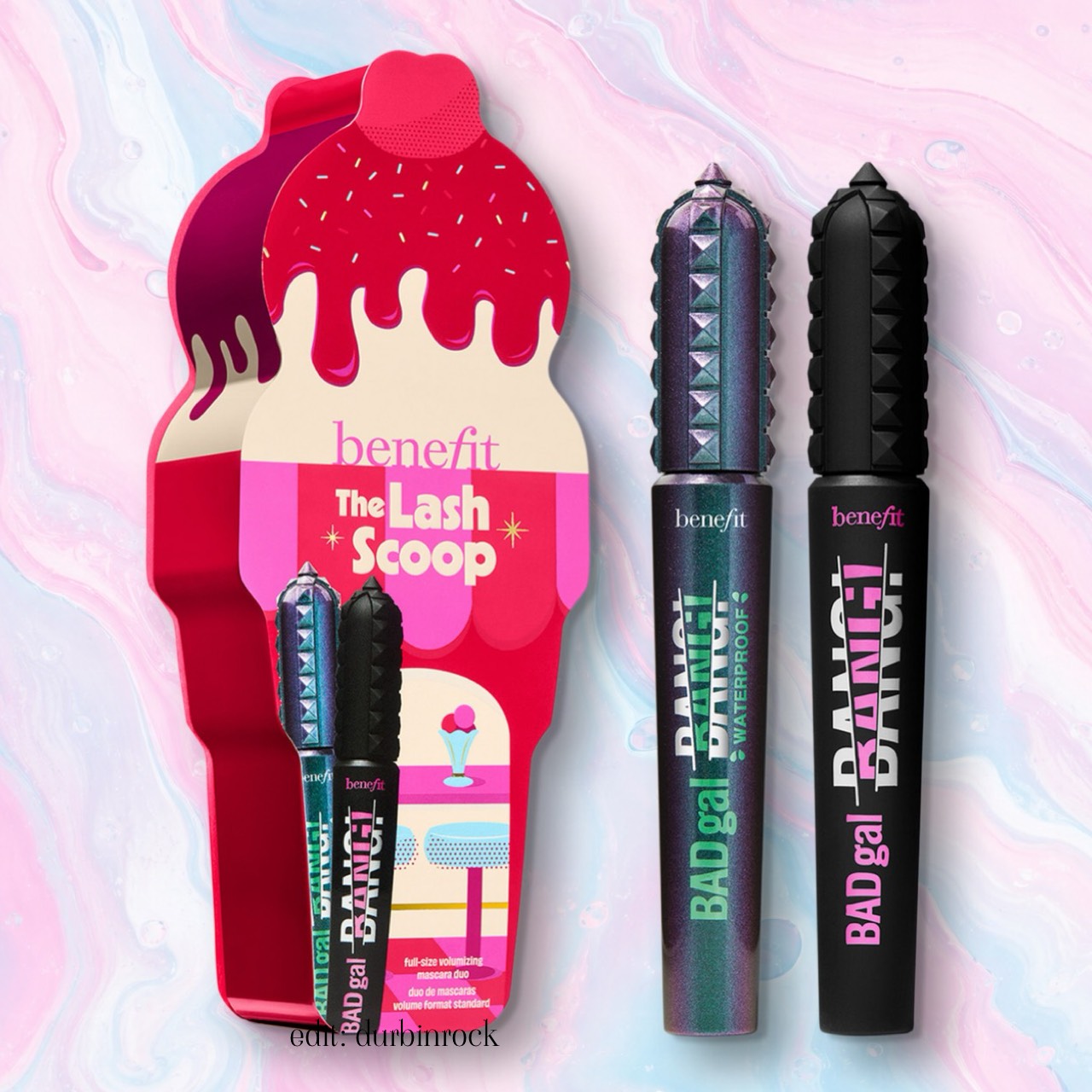 Benefit The Lash Scoop BADgal BANG! Volumizing Mascara Duo Waterproof Gift Set