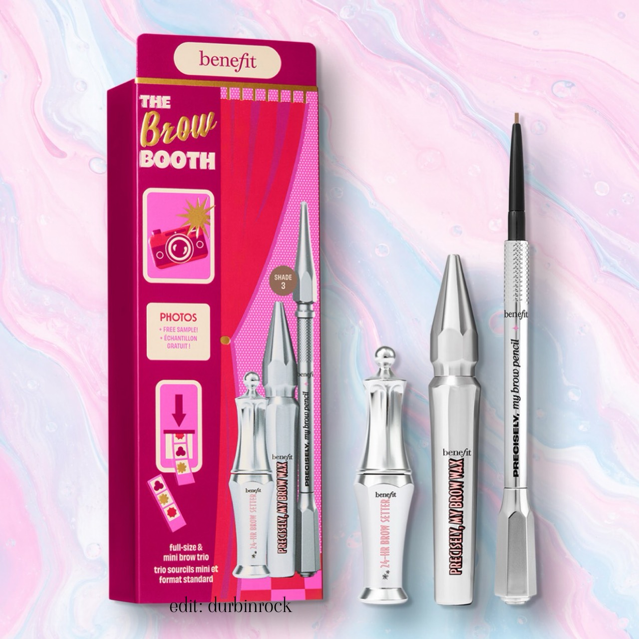 Benefit The Brow Booth Full-Size & Mini Brow Trio