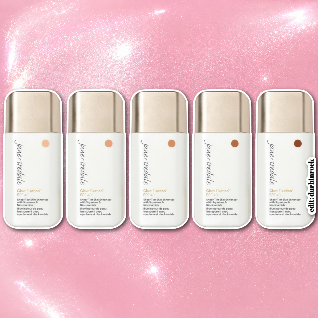 Jane Iredale Glow Fixation SPF 40 Sheer Tint Skin Enhancer