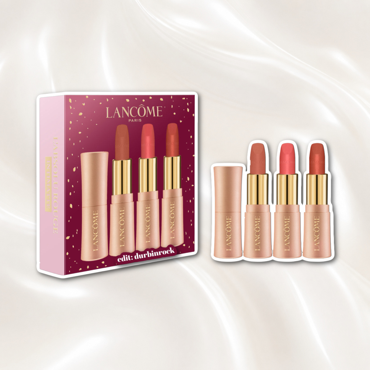 Lancome L'Absolu Rouge IntiMatte Mini Trio Set