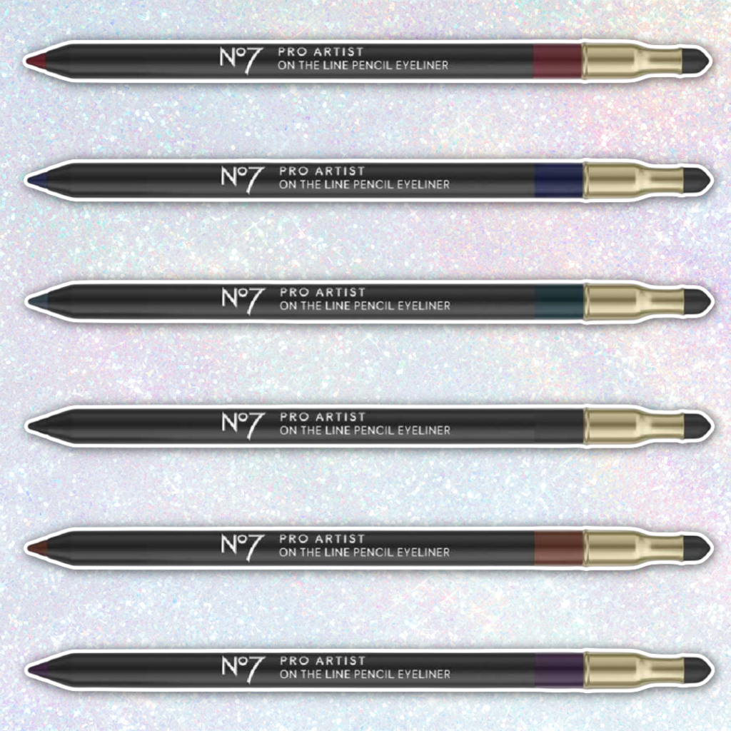 No7 Pro Artist On The Line Pencil Eyeliners