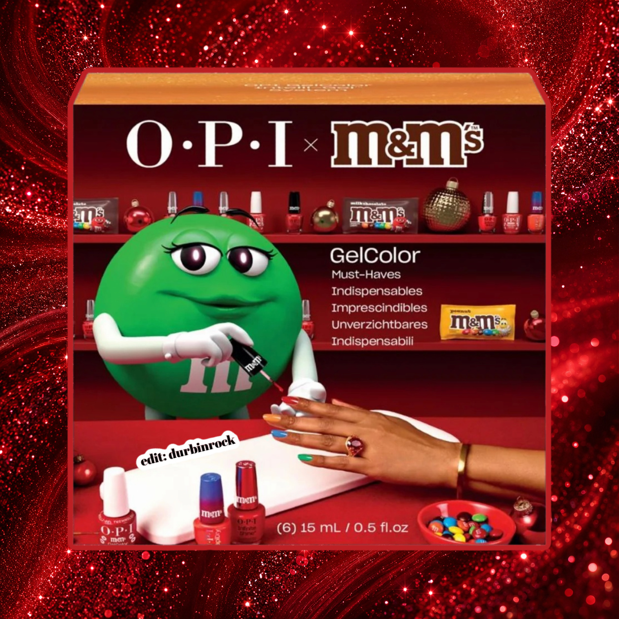OPI x M&M’s Holiday 2026 Collection