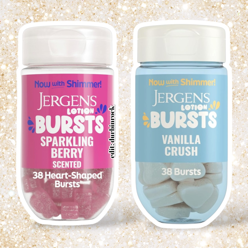 Jergens Shimmery Lotion Bursts