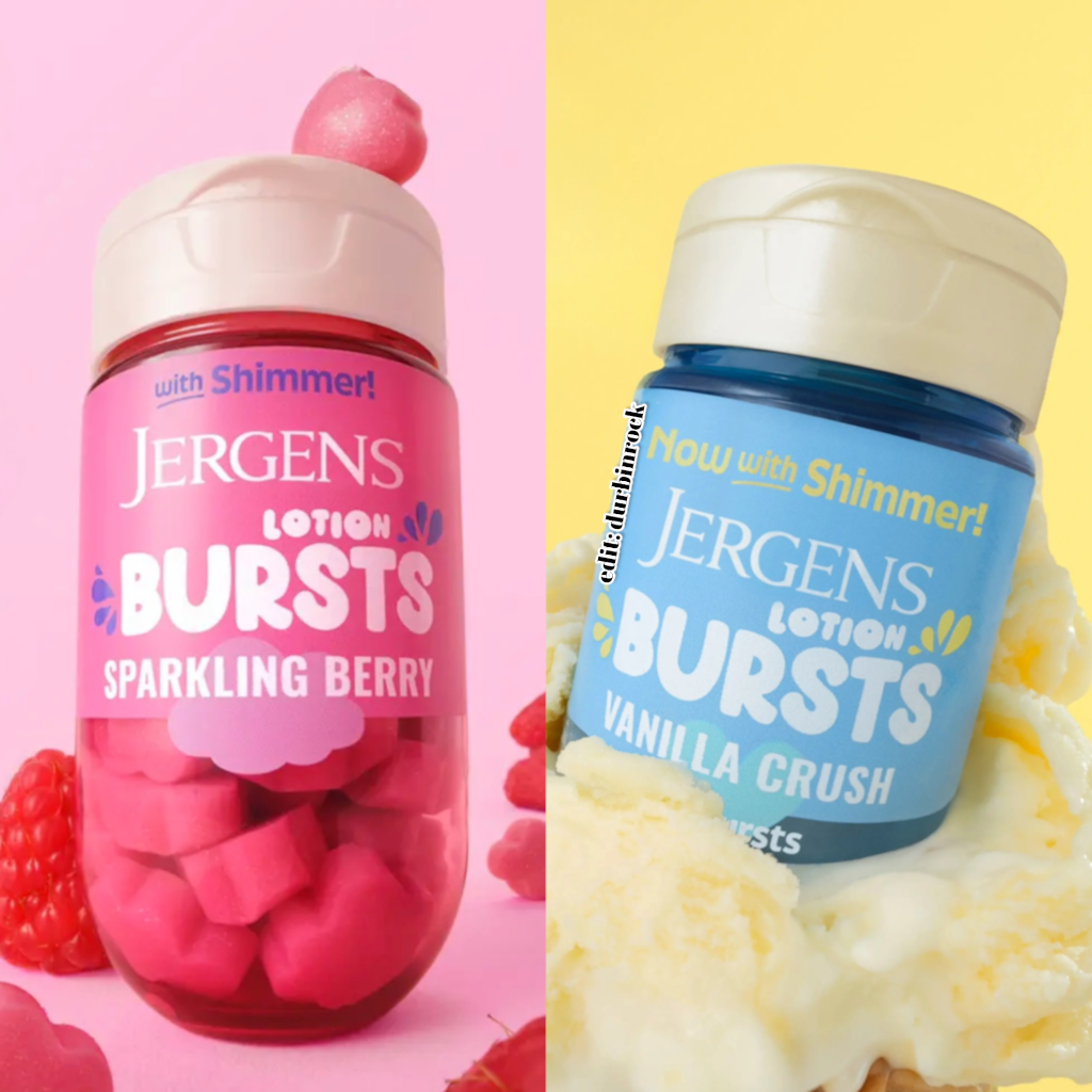 Jergens Shimmery Lotion Bursts