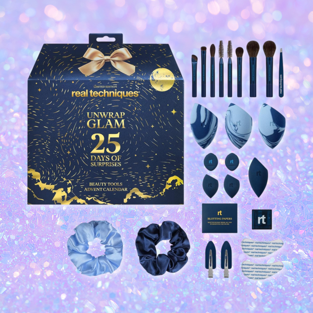 Real Techniques Unwrap Glam 25 Days Beauty Advent Calendar 2026