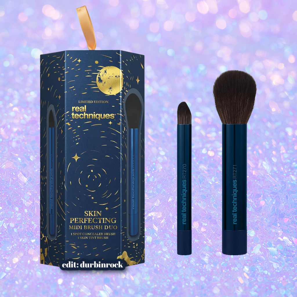 Real Techniques Skin Perfecting Midi Brush Duo