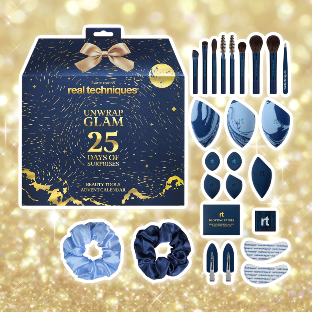 Real Techniques Unwrap Glam 25 Days Of Surprises Advent Calendar 2026