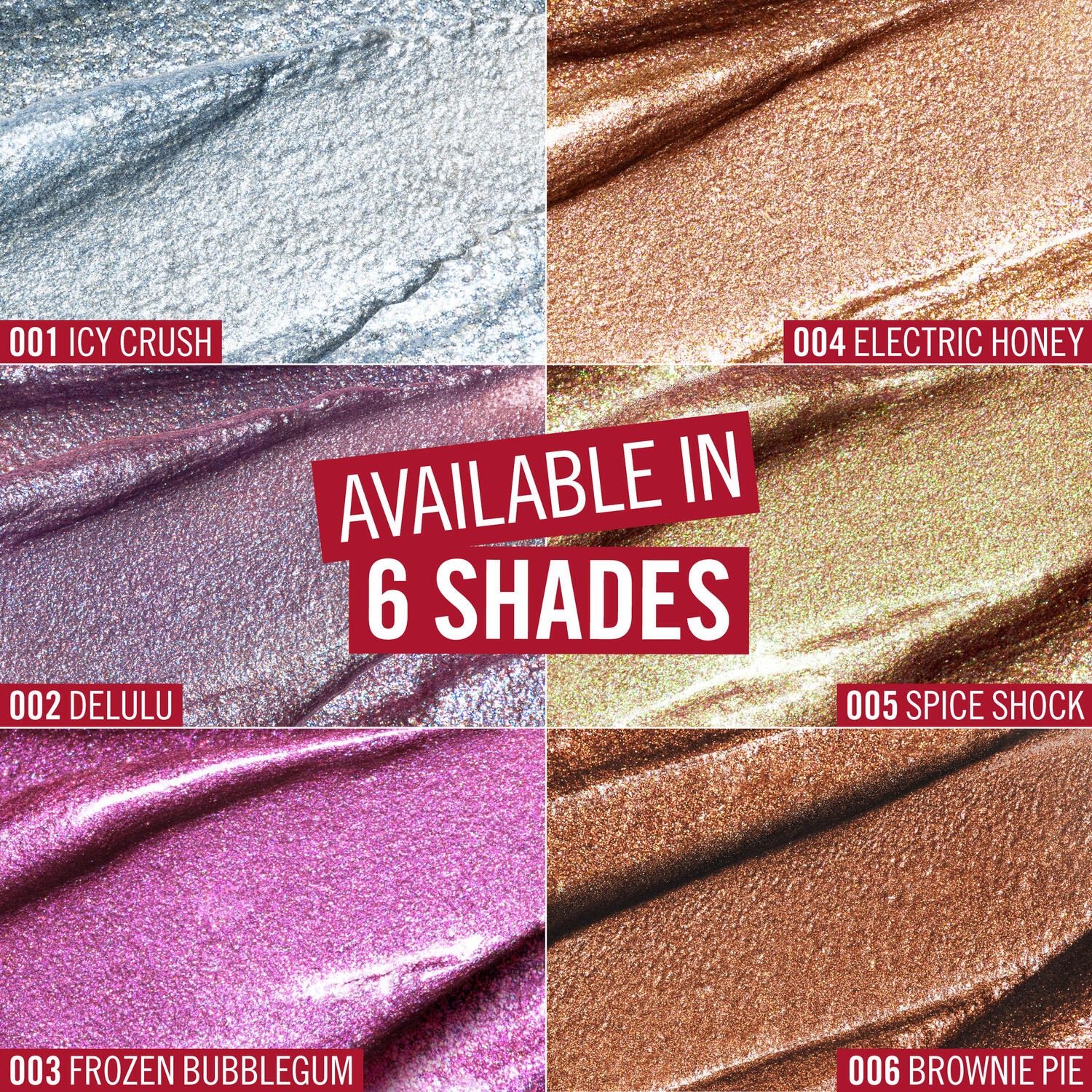 Rimmel Thrill Seeker Shimmer Shock Liquid Eyeshadows