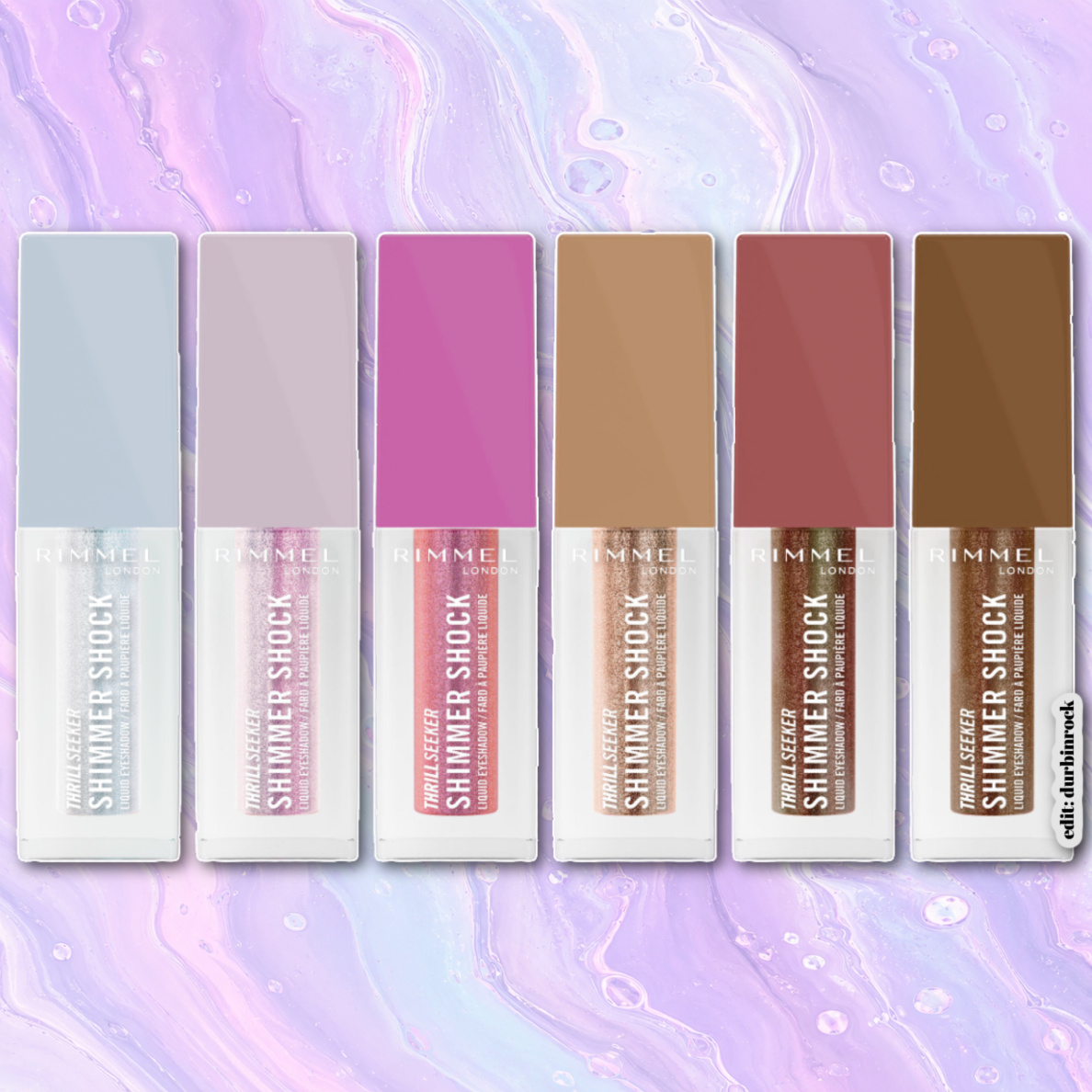 Rimmel Thrill Seeker Shimmer Shock Liquid Eyeshadows