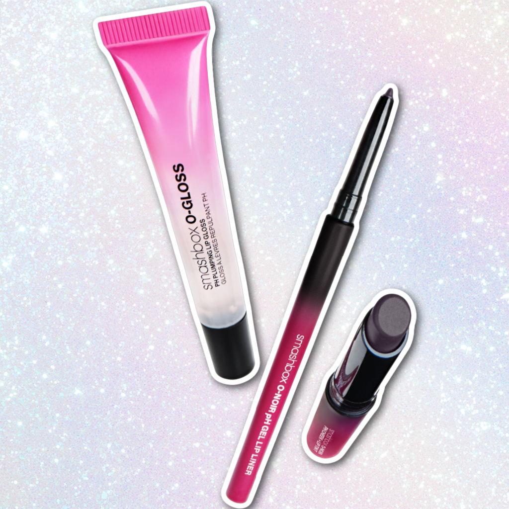 Smashbox O-Noir pH Lip & Cheek Tint, Lip Liner and Lip Gloss
