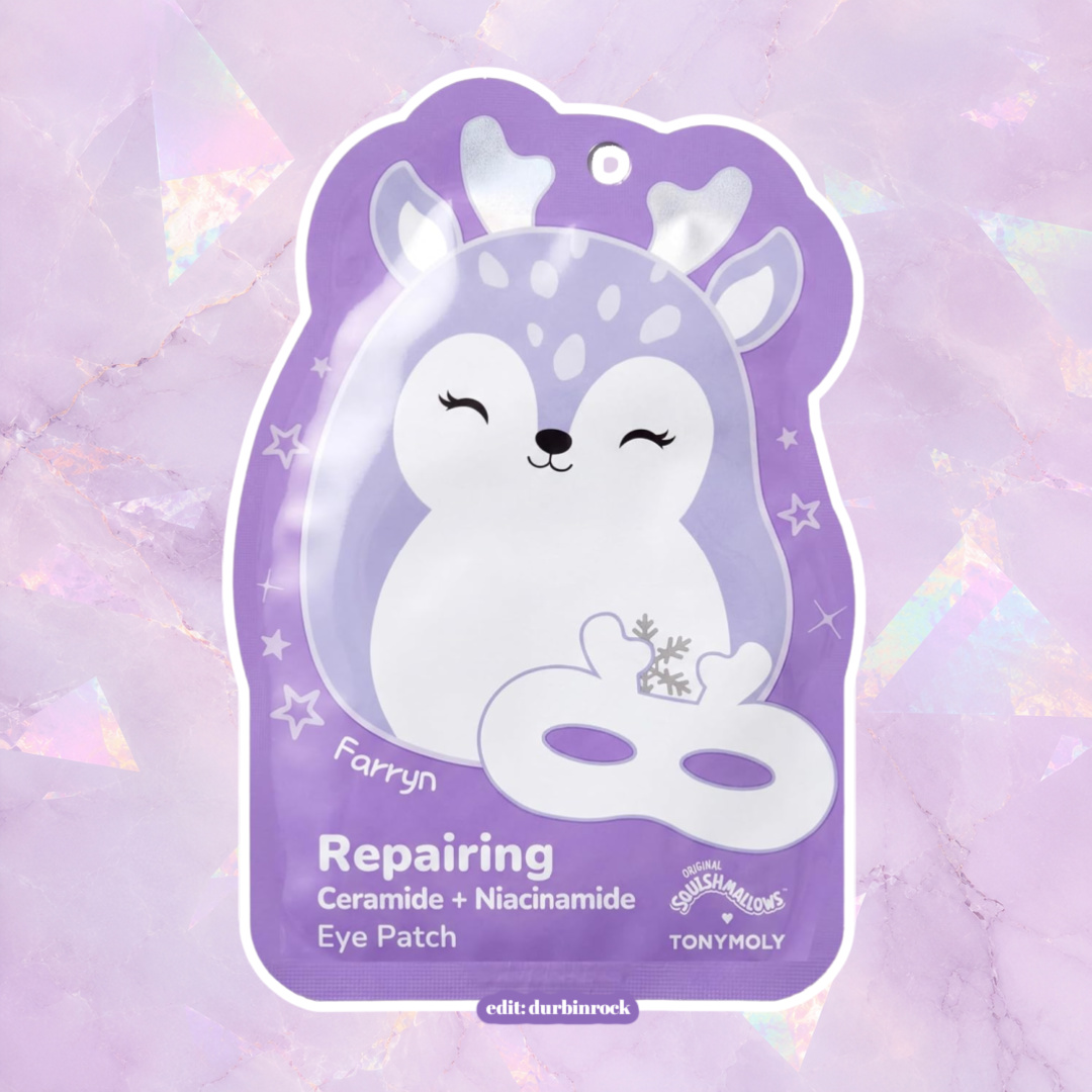 TONYMOLY Squishmallows x Farryn Korean Ceramide + Niacinamide Eye Patch Mask