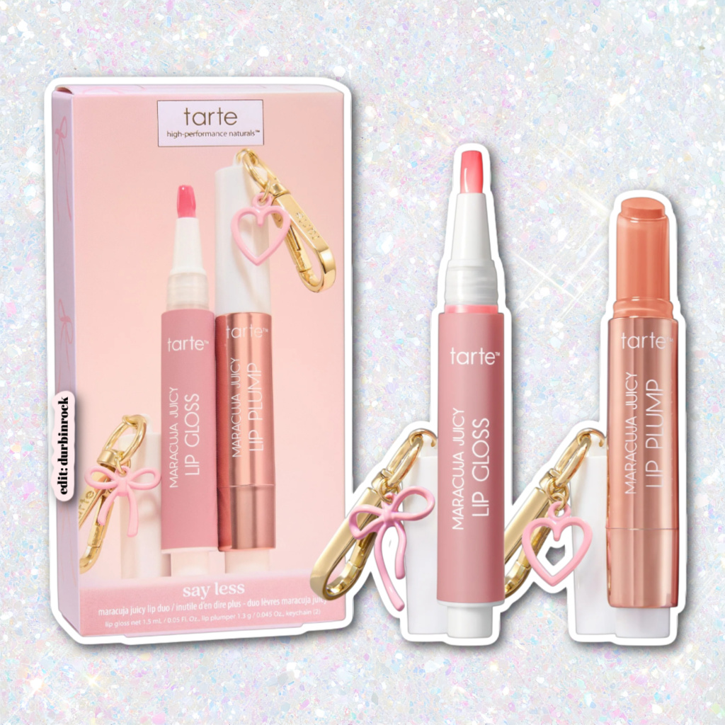 Tarte Say Less Maracuja Juicy Lip Duo $24