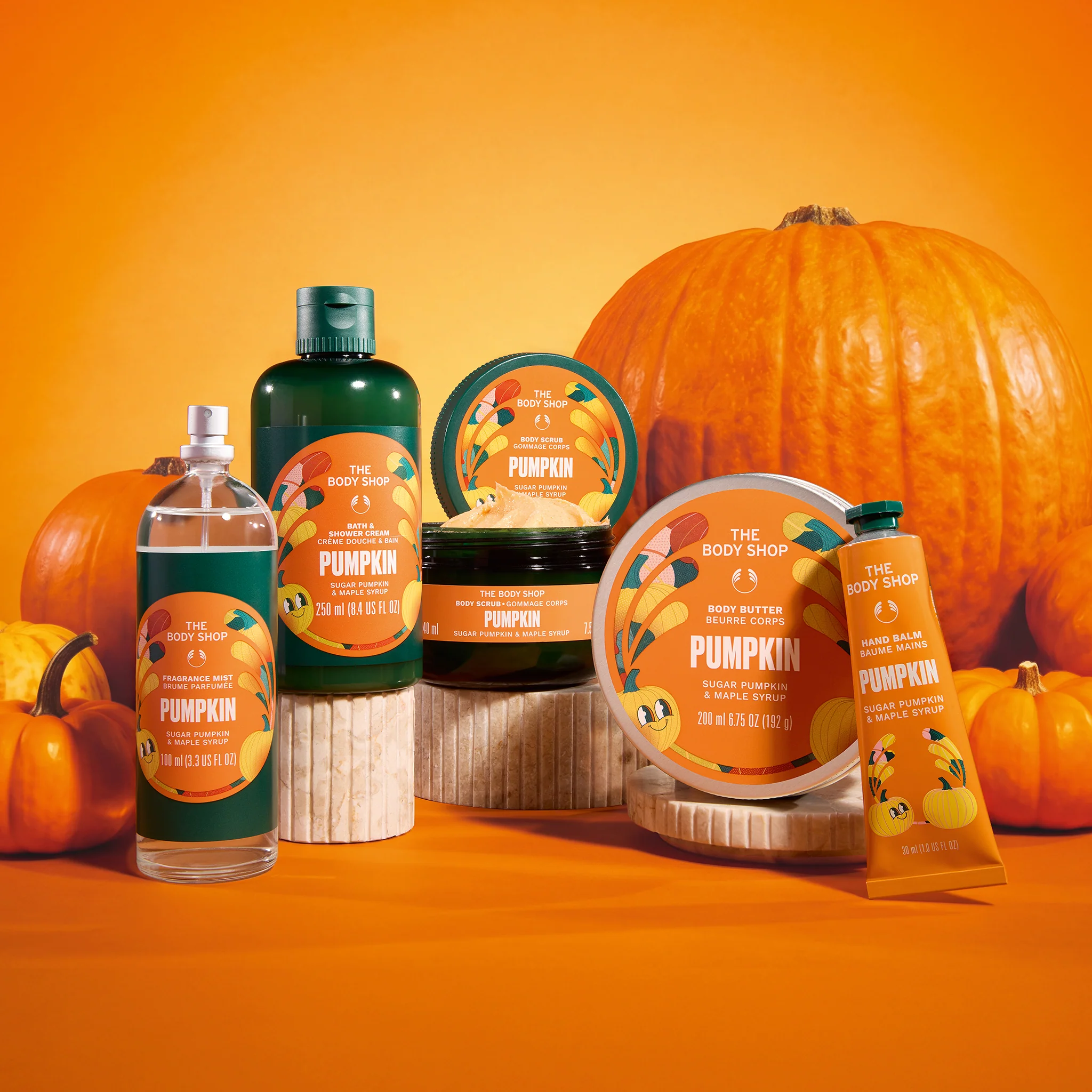 The Body Shop Sugar Pumpkin Collection