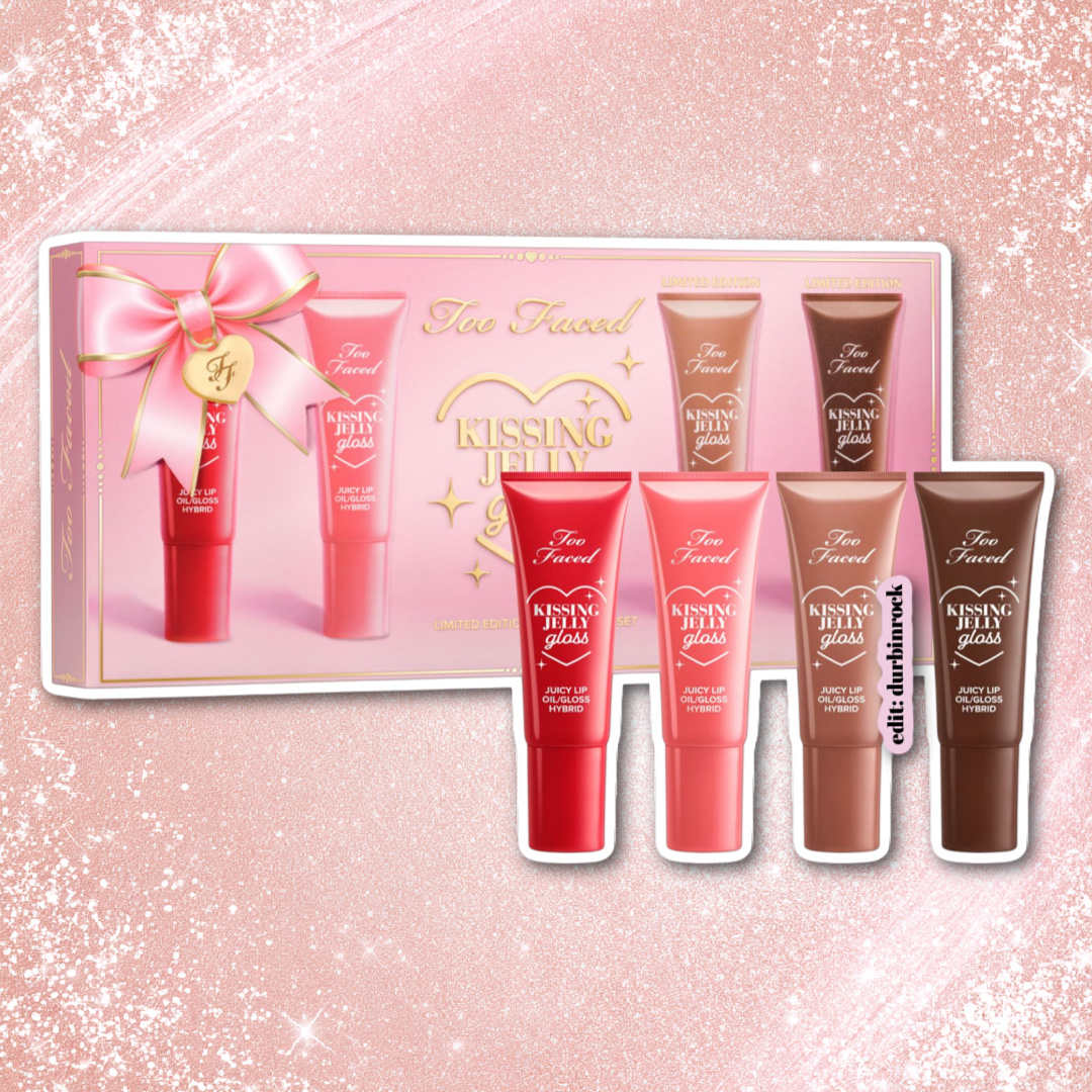 Too Faced Kissing Jelly Gloss Lip Oil Collection Set