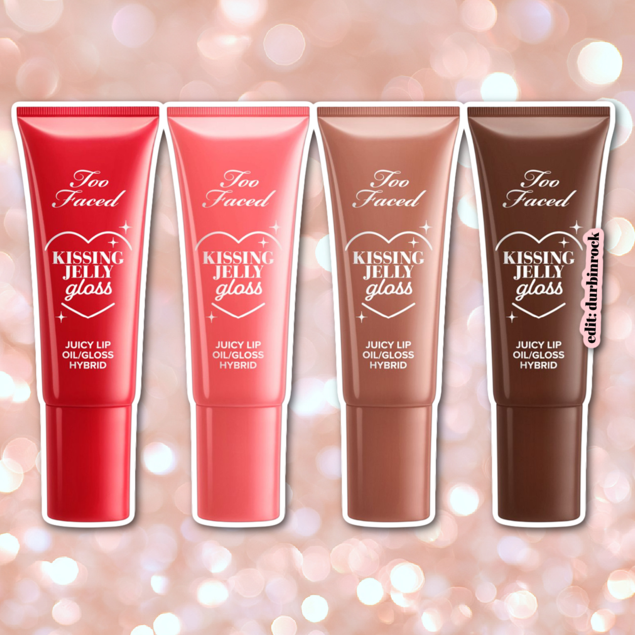Too Faced Kissing Jelly Gloss Lip Oil Collection Set