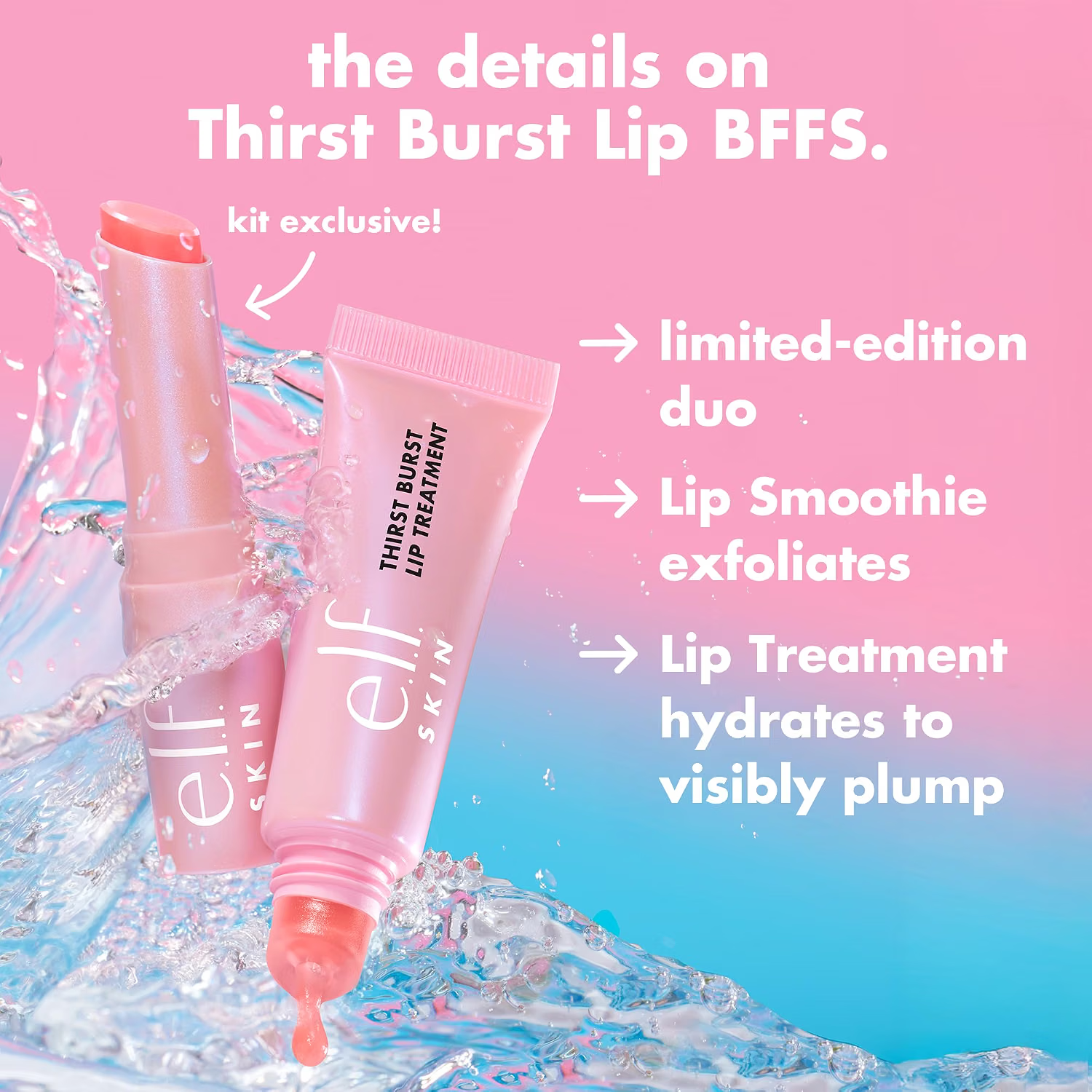 ELF Thirst Burst Lip BFFs Limited Edition Set