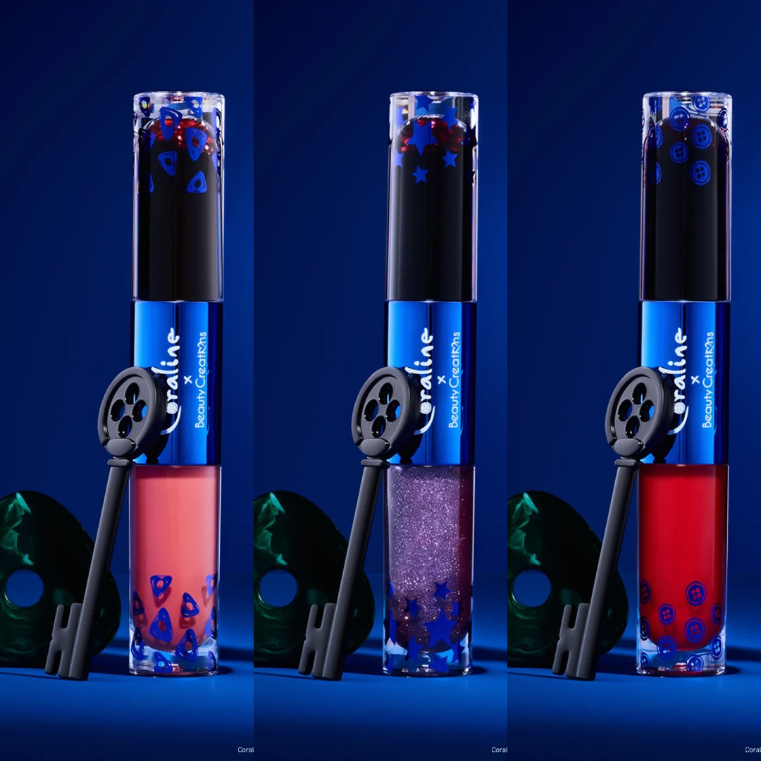 Beauty Creations x Coraline Stay Forever Peel-Off Lip Stain & Lip Gloss Duos