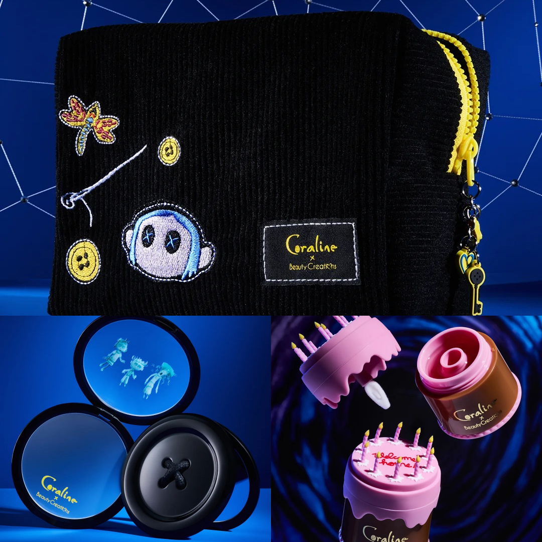Beauty Creations x Coraline Threadful Cosmetic Bag