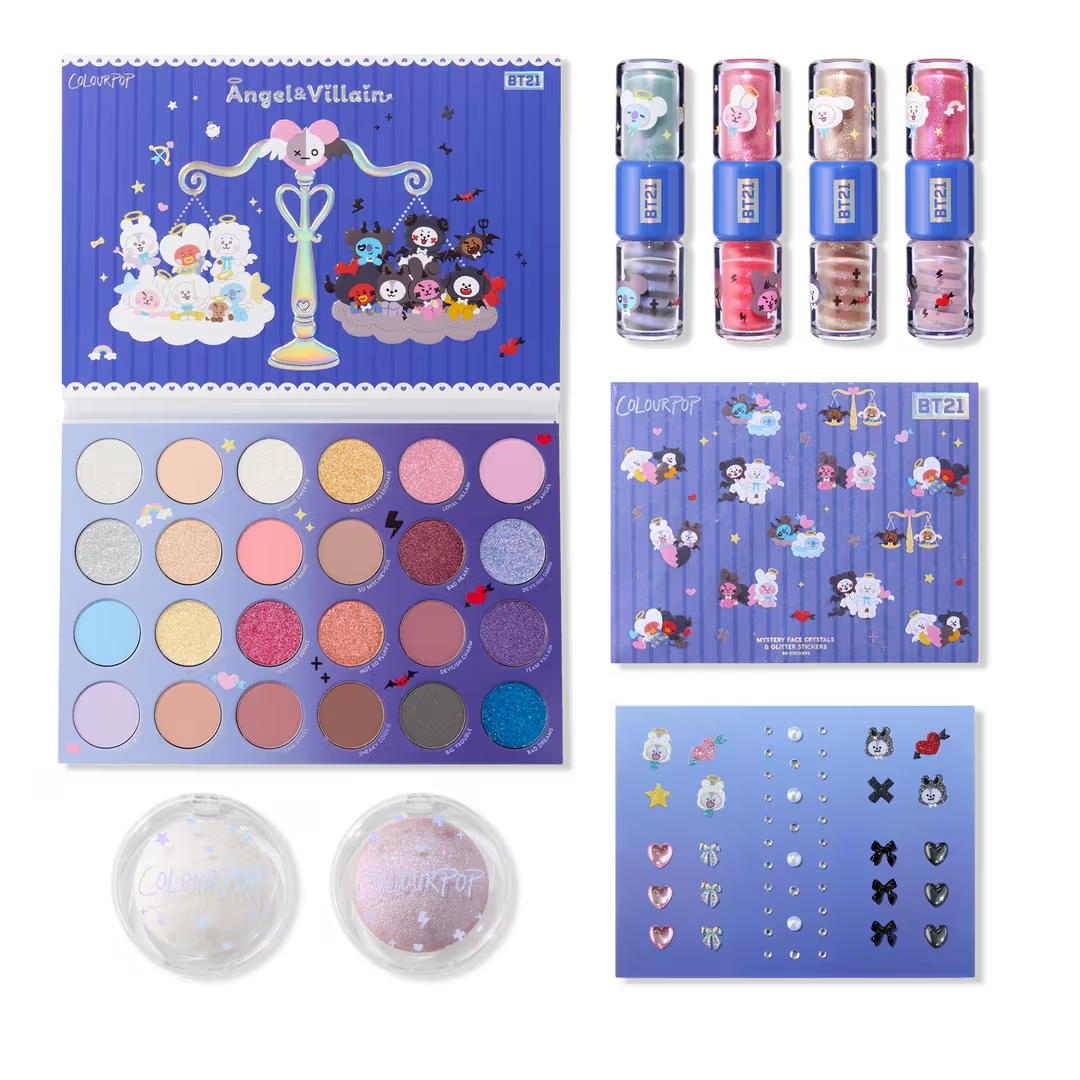 ColourPop x BT21 Angel & Villain Collaboration
