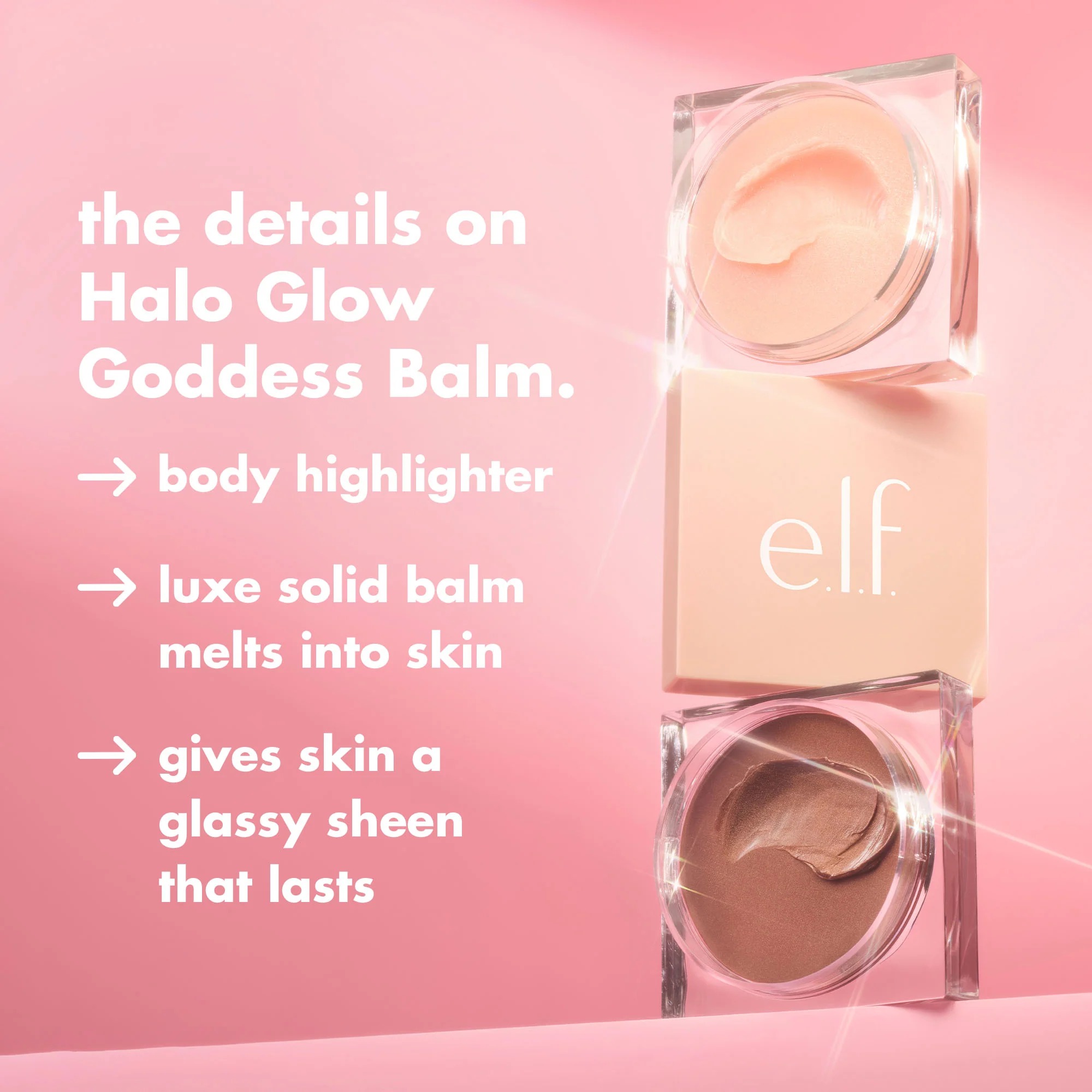 ELF Halo Glow Goddess Body Balms