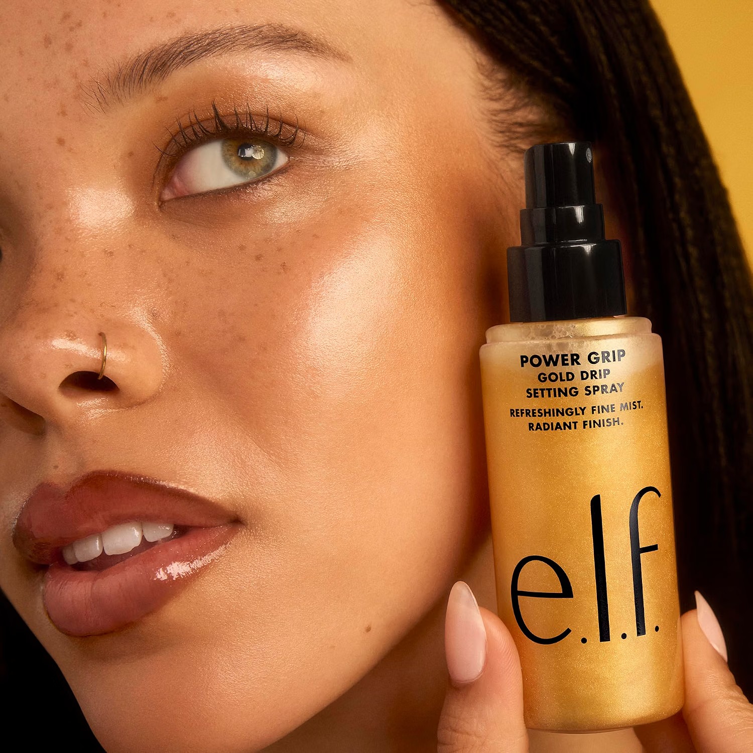 ELF Power Grip Gold Drip Setting Spray