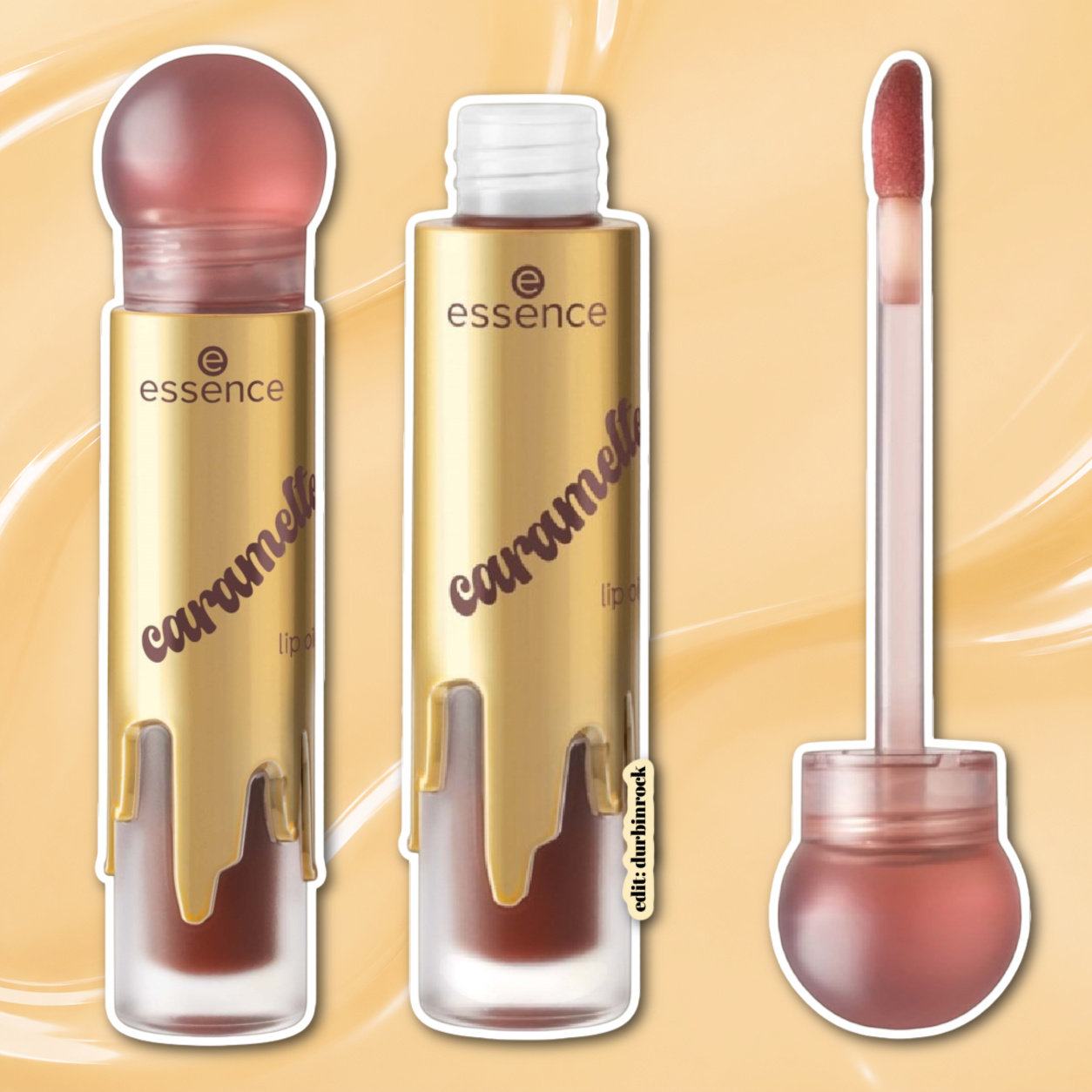 essence Caramelted Lip Oil in 01 Drippin’ In Caramel